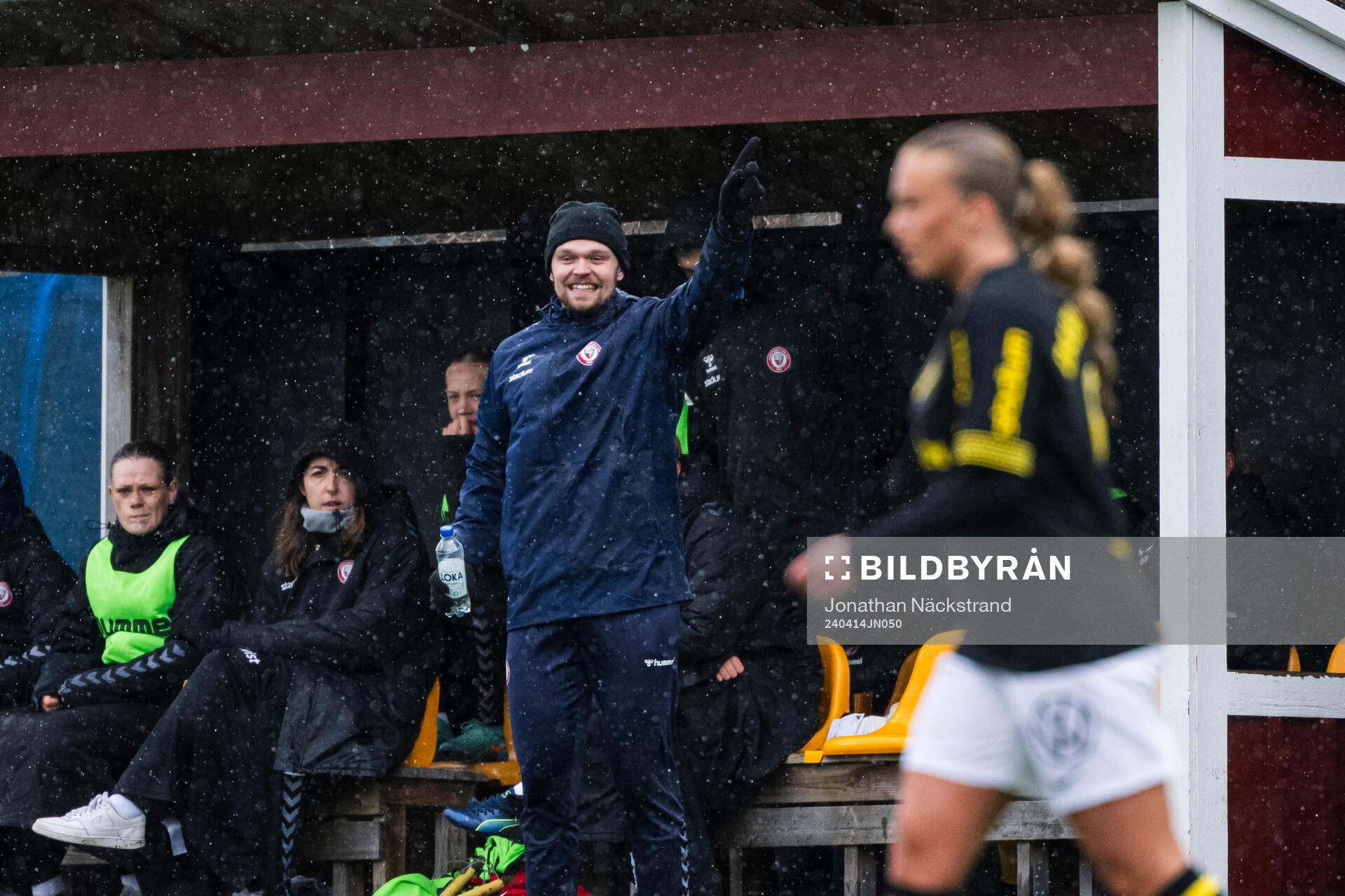 Kristianstads tränare Daniel Angergård