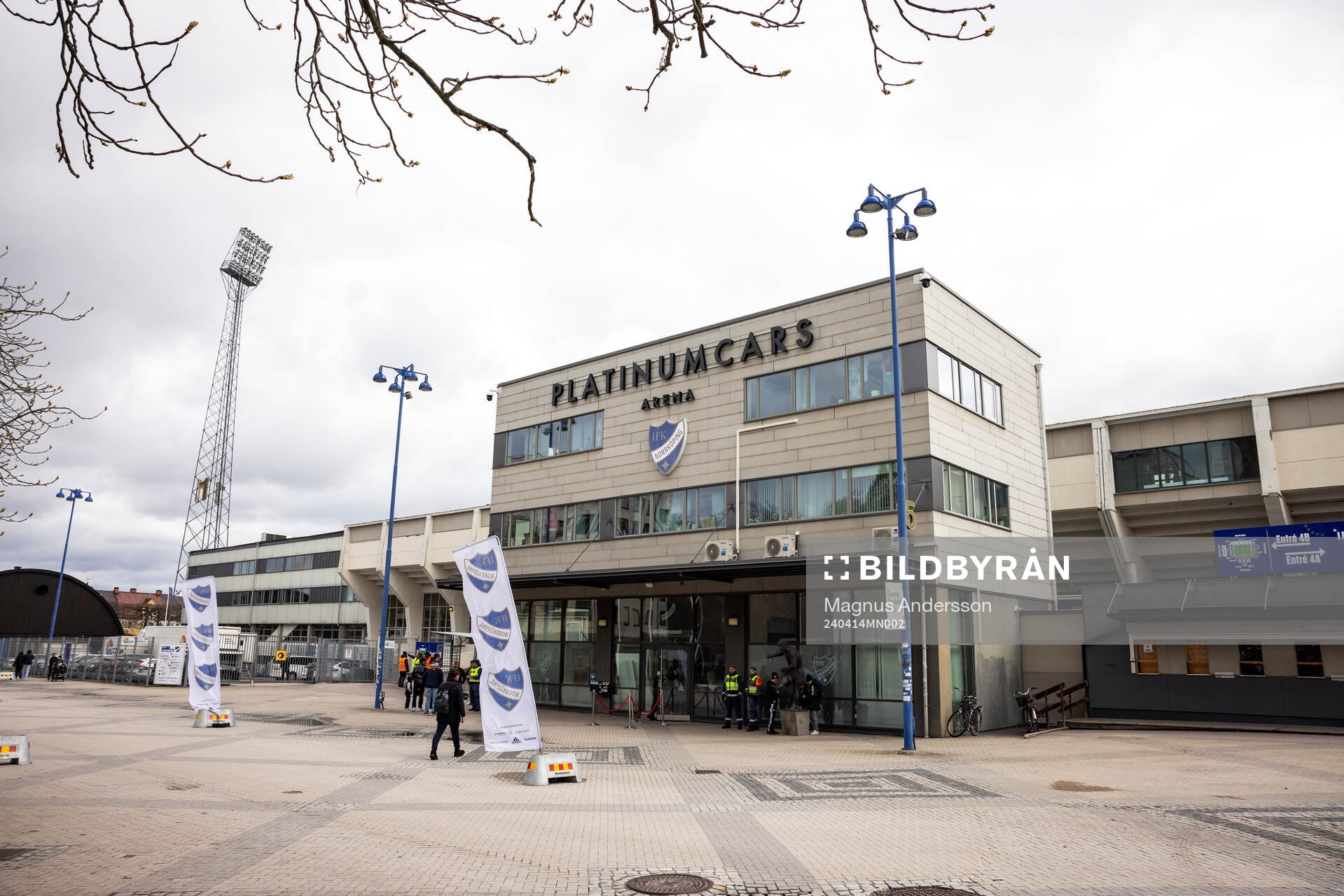 Exteriör av Platinumcars Arena