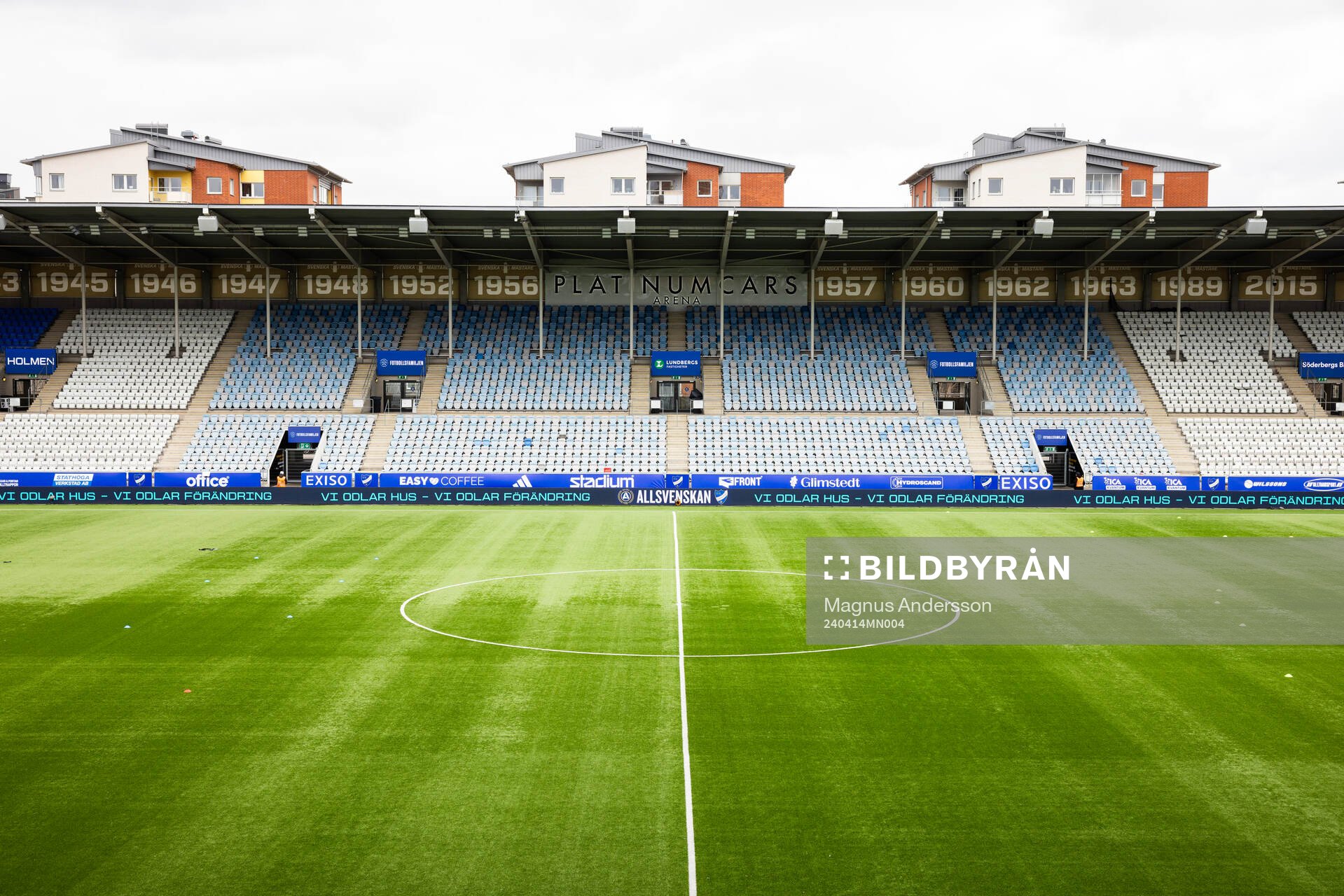 Interiör av Platinumcars Arena