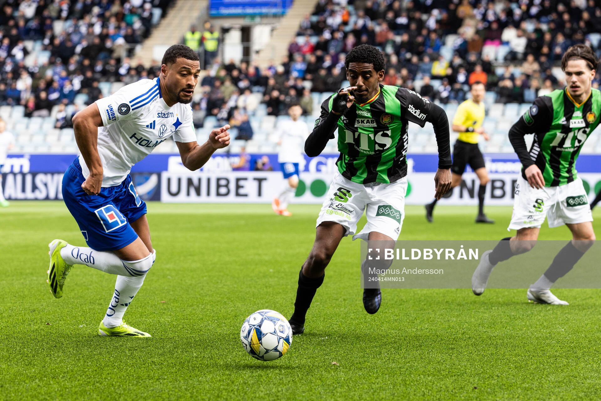 IFK Norrköpings Joseph Ceesay och GAISs Harun Ibrahim