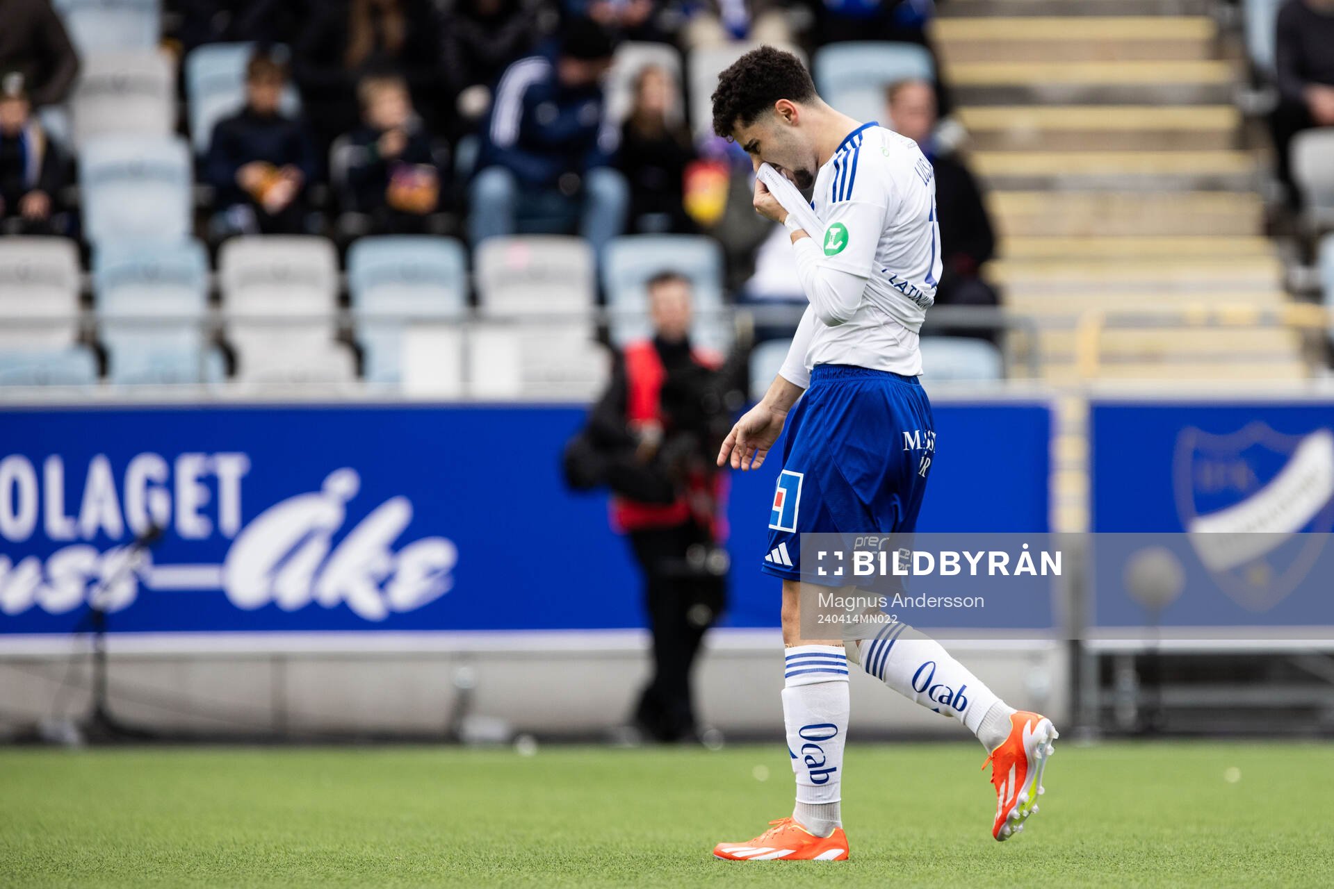IFK Norrköpings Ismet Lushaku deppar