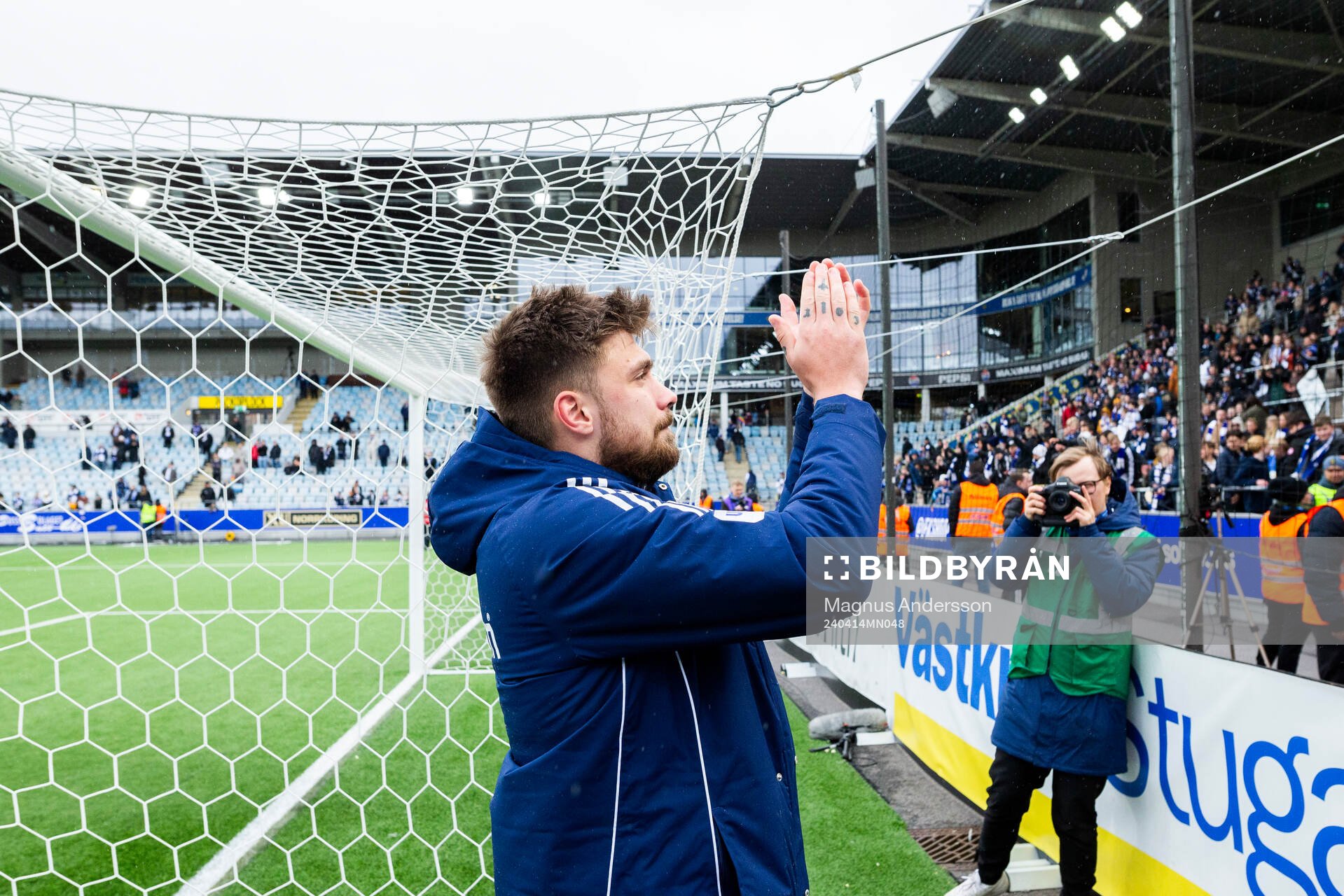 IFK Norrköpings Tim Prica jublar