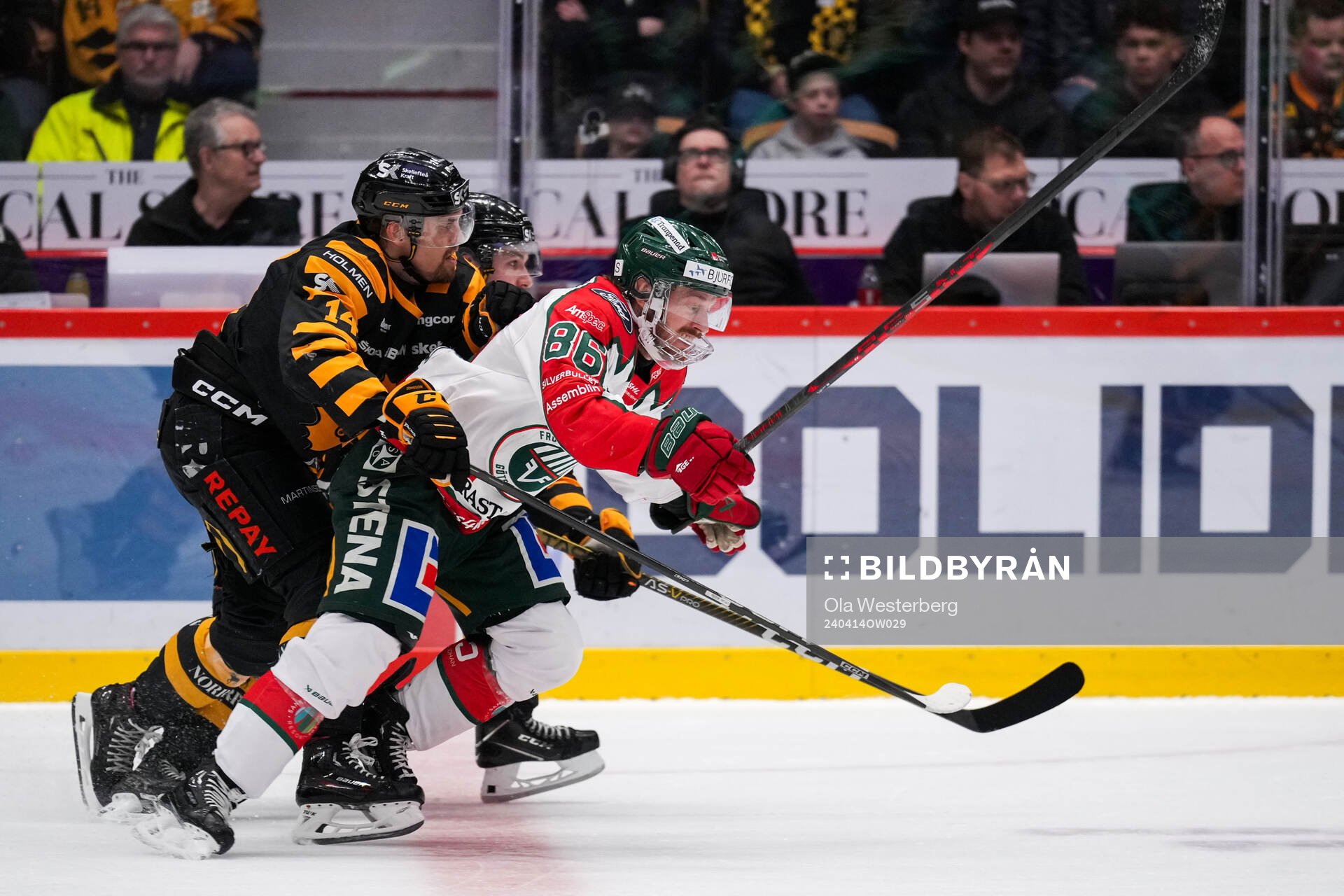 Skellefteås Andreas Johnson och Frölundas Erik Thorell