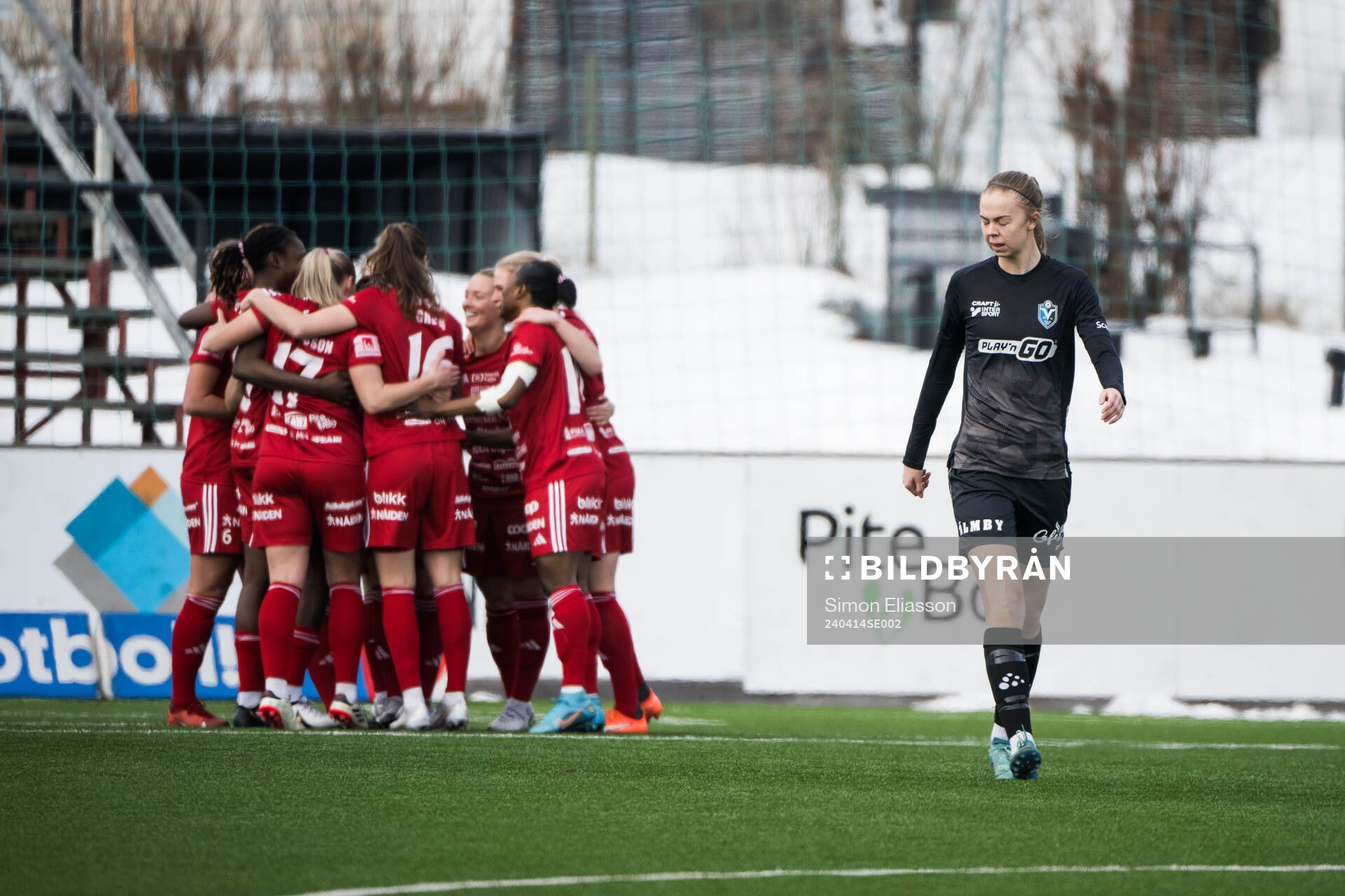 Växjö DFFs Elin Nilsson deppar