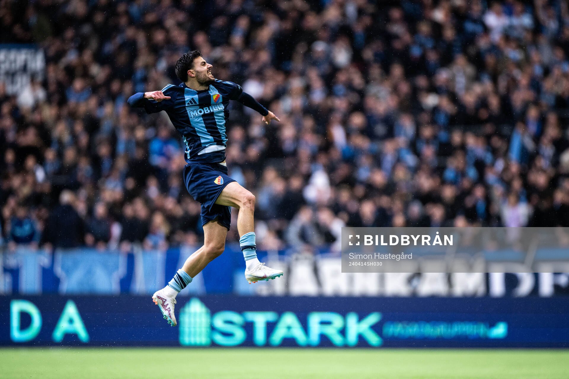 Djurgårdens Deniz Hummet jublar