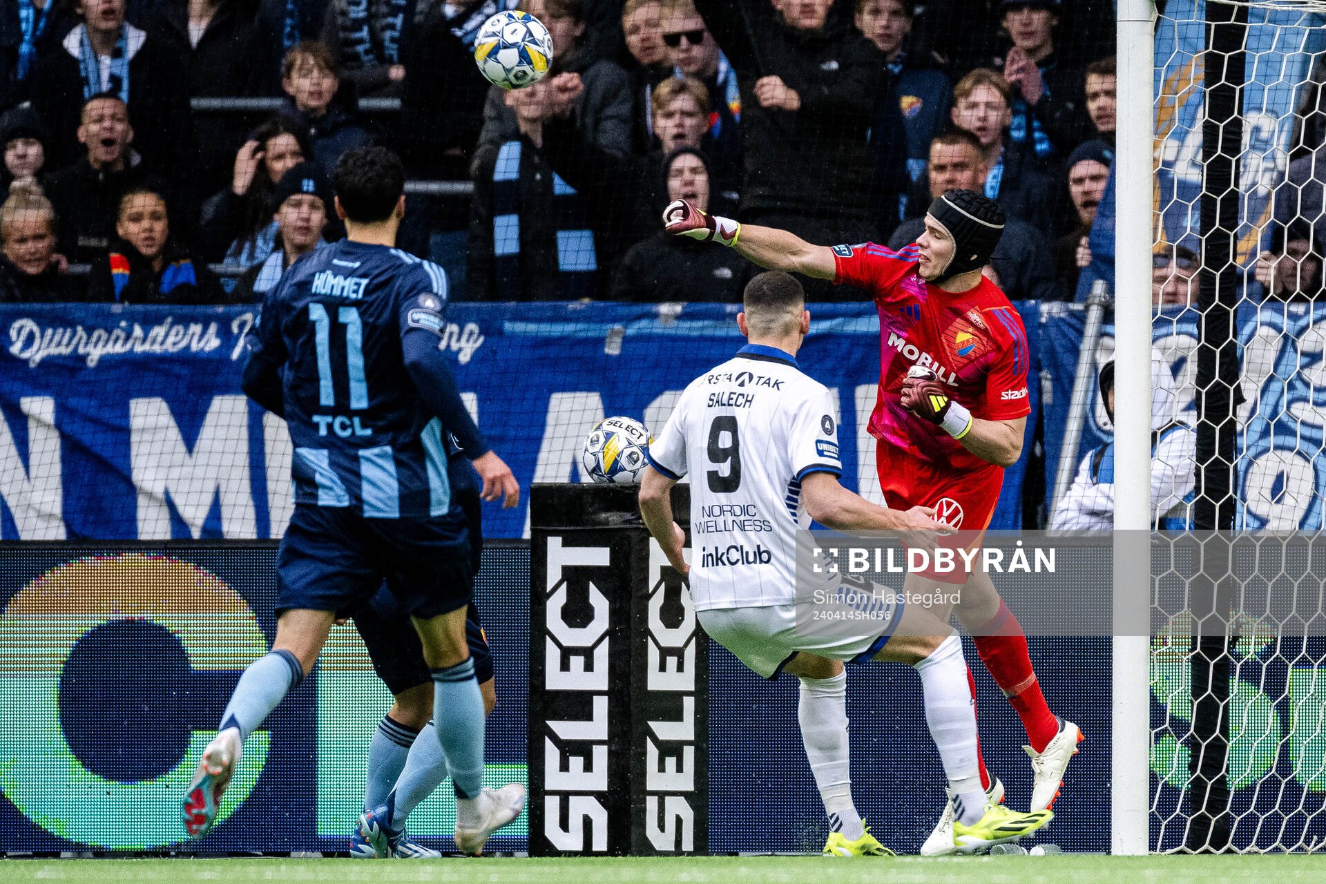 Djurgårdens målvakt Jacob Widell Zetterström