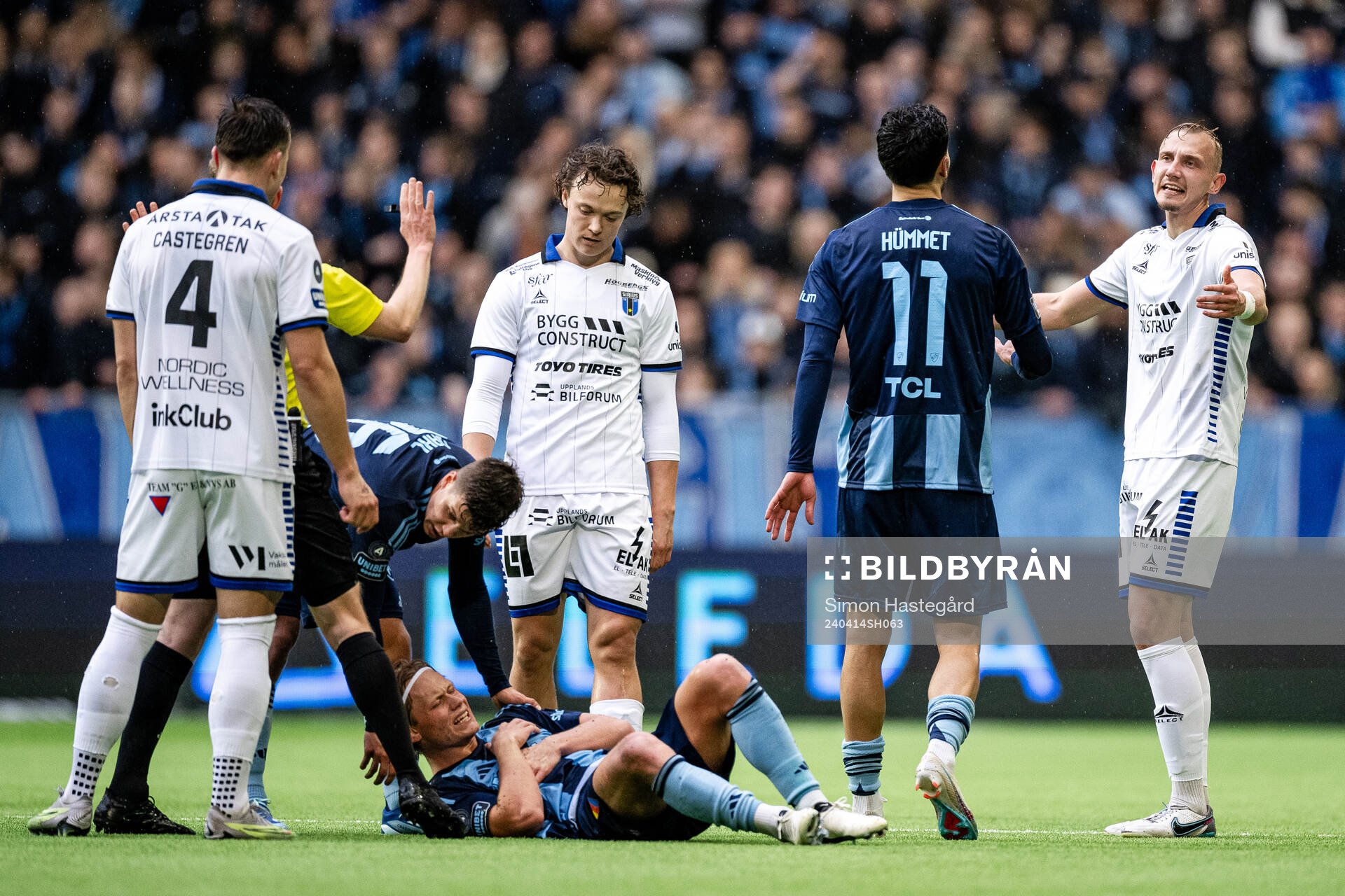 Djurgårdens Tobias Gulliksen har ont