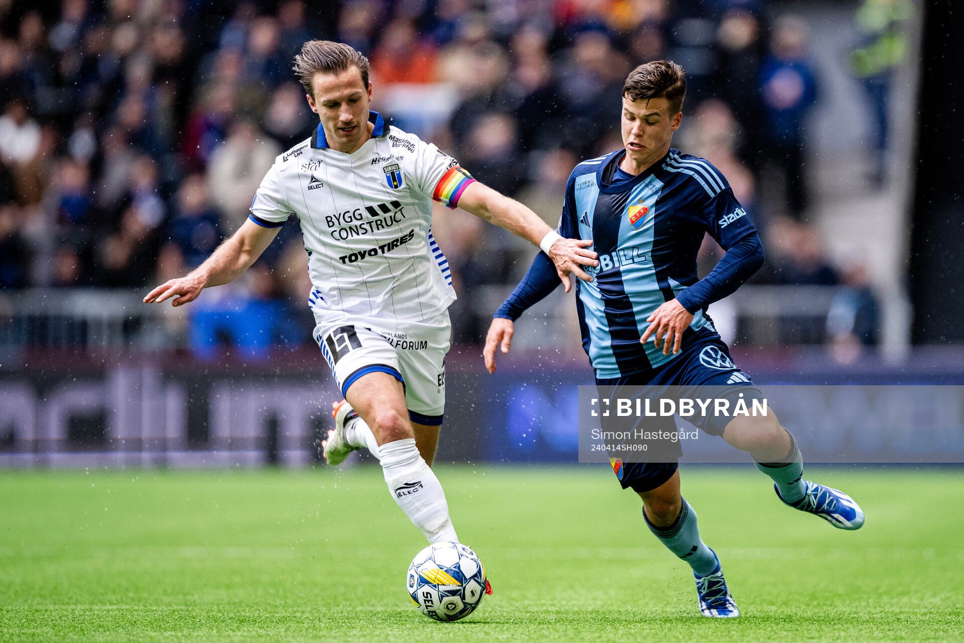 Sirius Daniel Stensson och Djurgårdens Samuel Dahl
