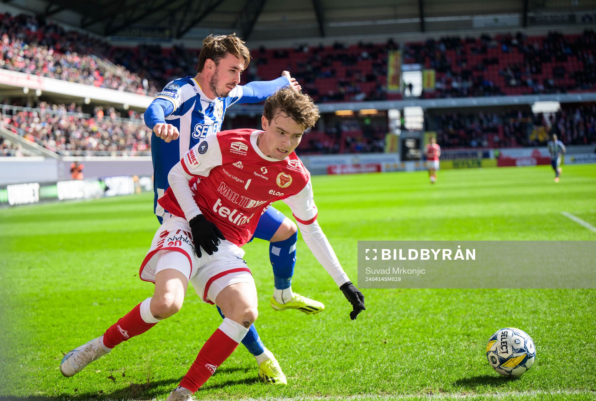 IFK Göteborgs Anders Trondsen och Kalmars Jacob Trenskow