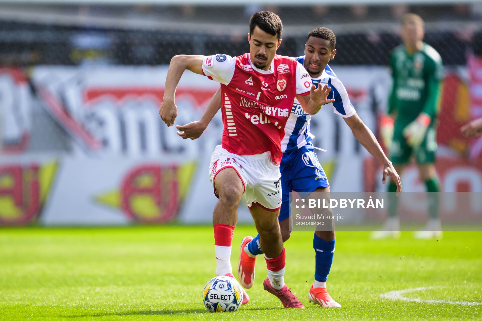 Kalmars Arash Motaraghebjafarpour och IFK Göteborgs Paulos