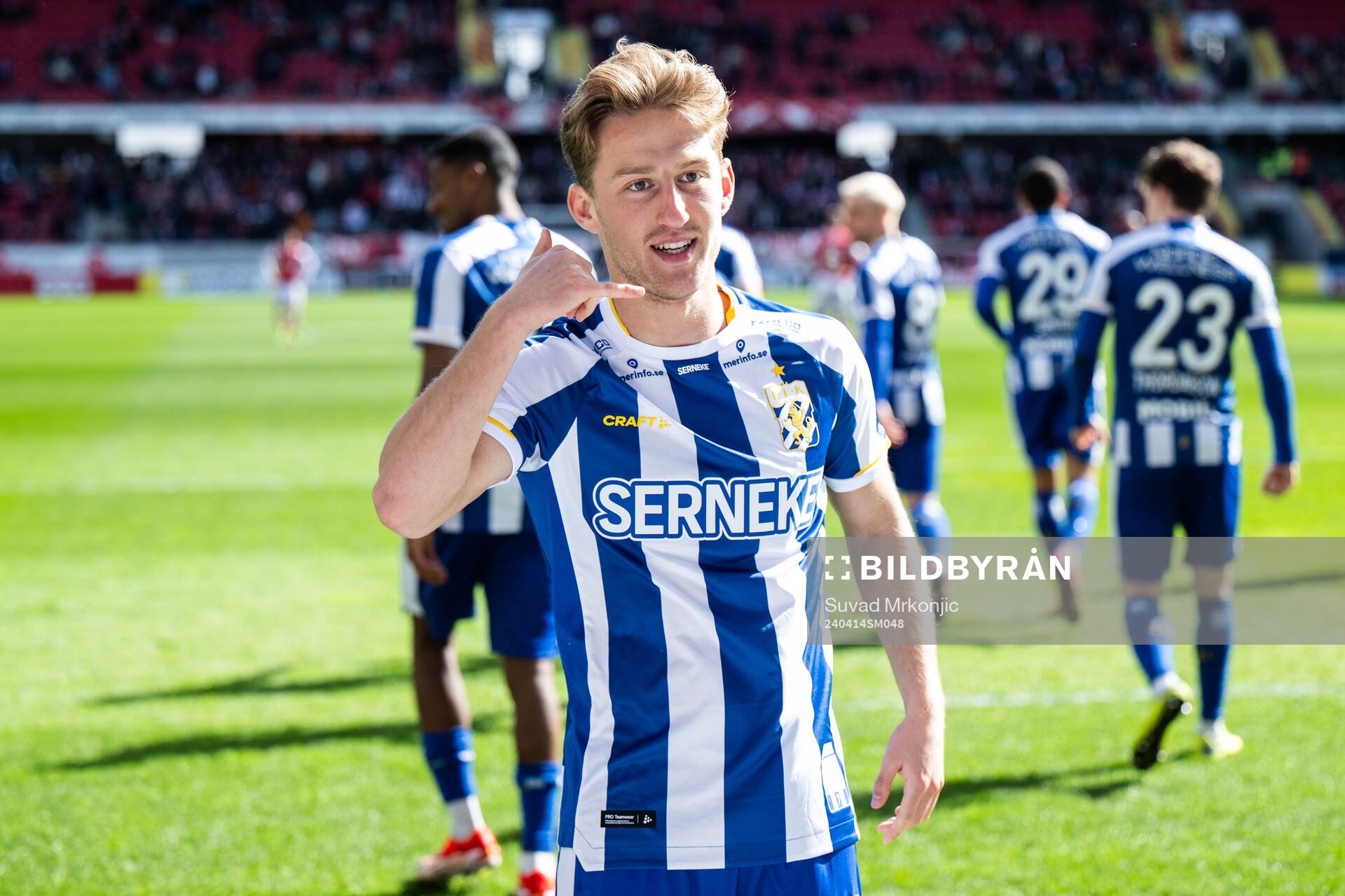 IFK Göteborgs Arbnor Mucolli jublar