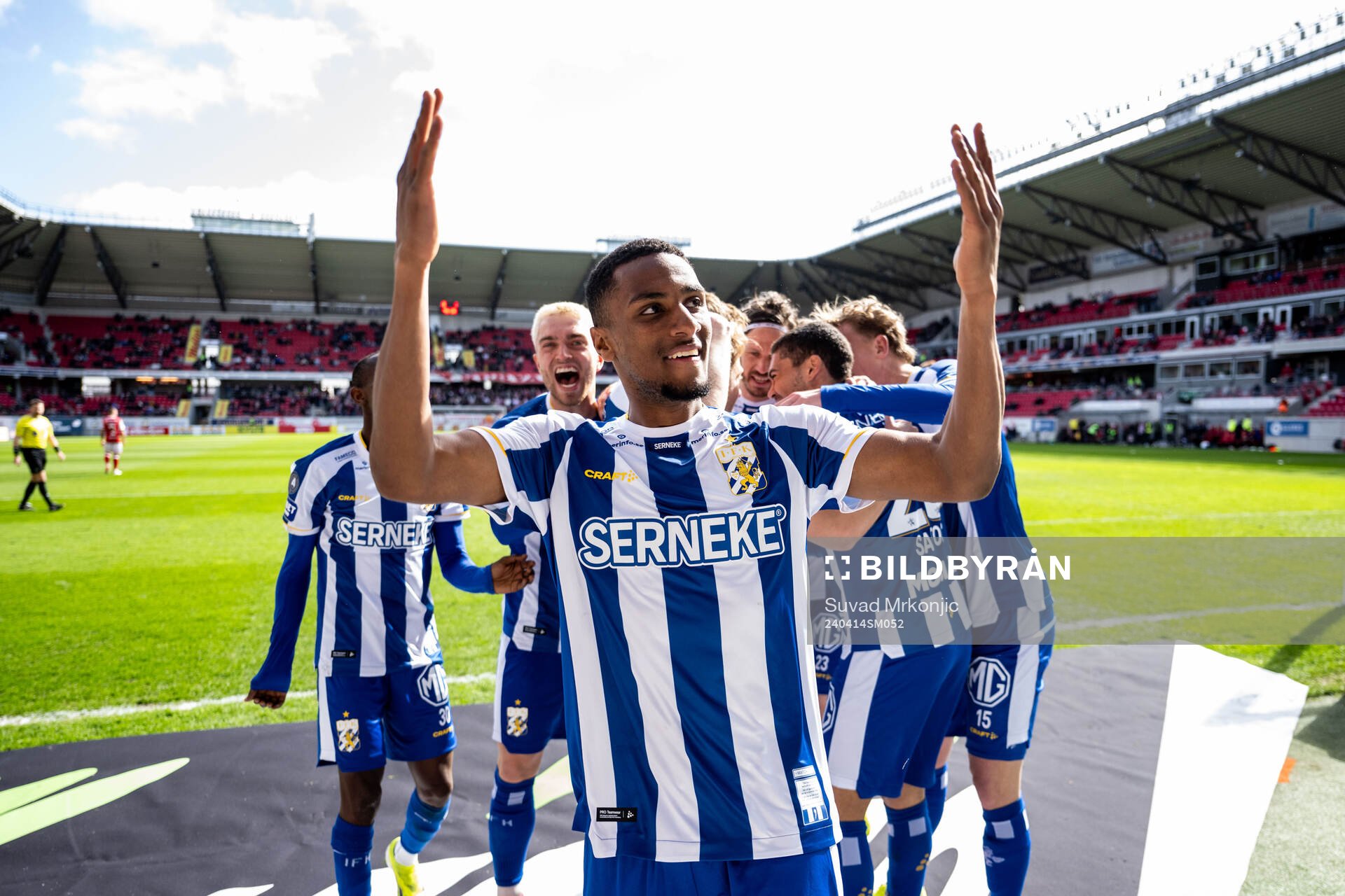 IFK Göteborgs Paulos Abraham jublar