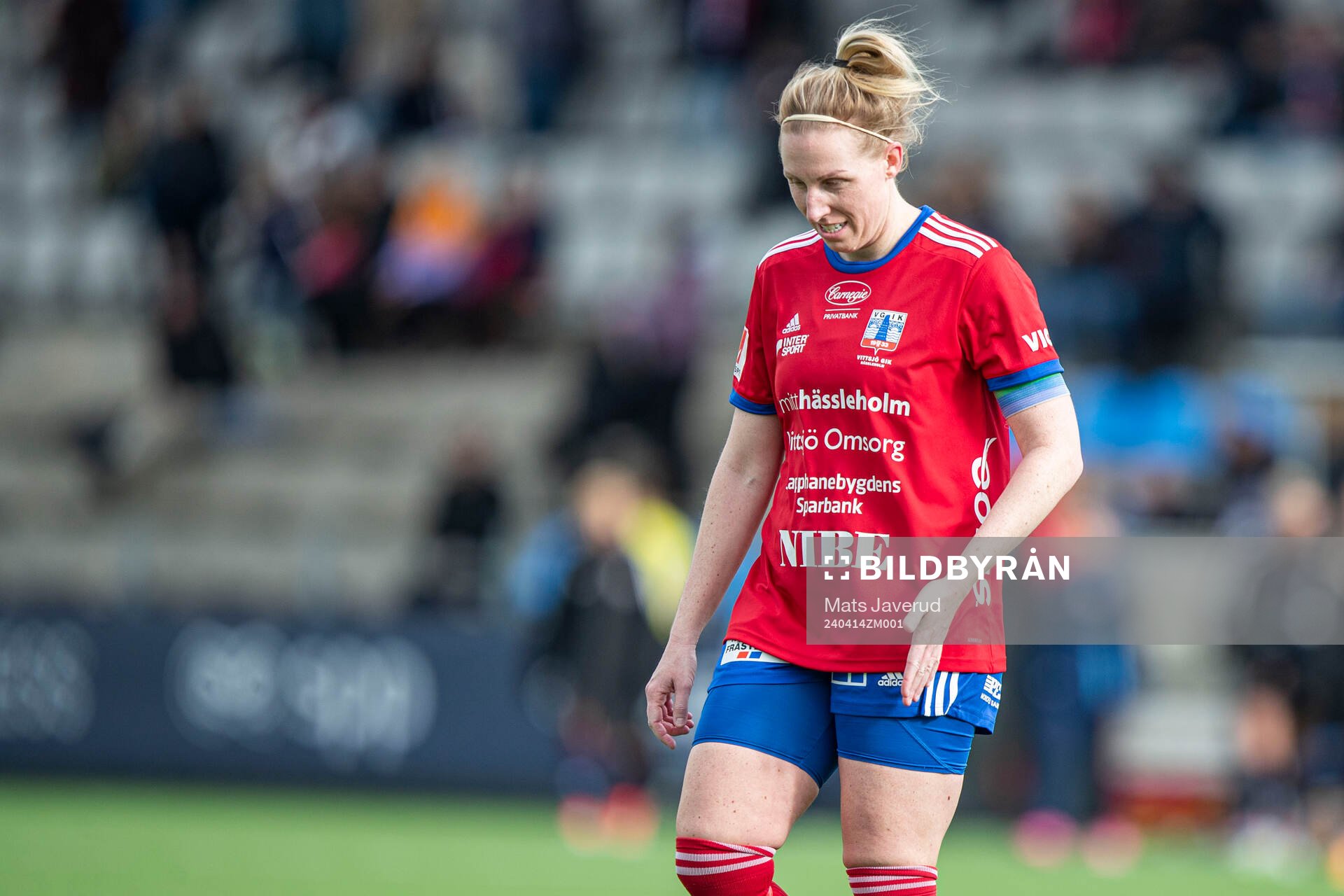 Vittsjös Sandra Lynn deppar fotbollsmatchen i