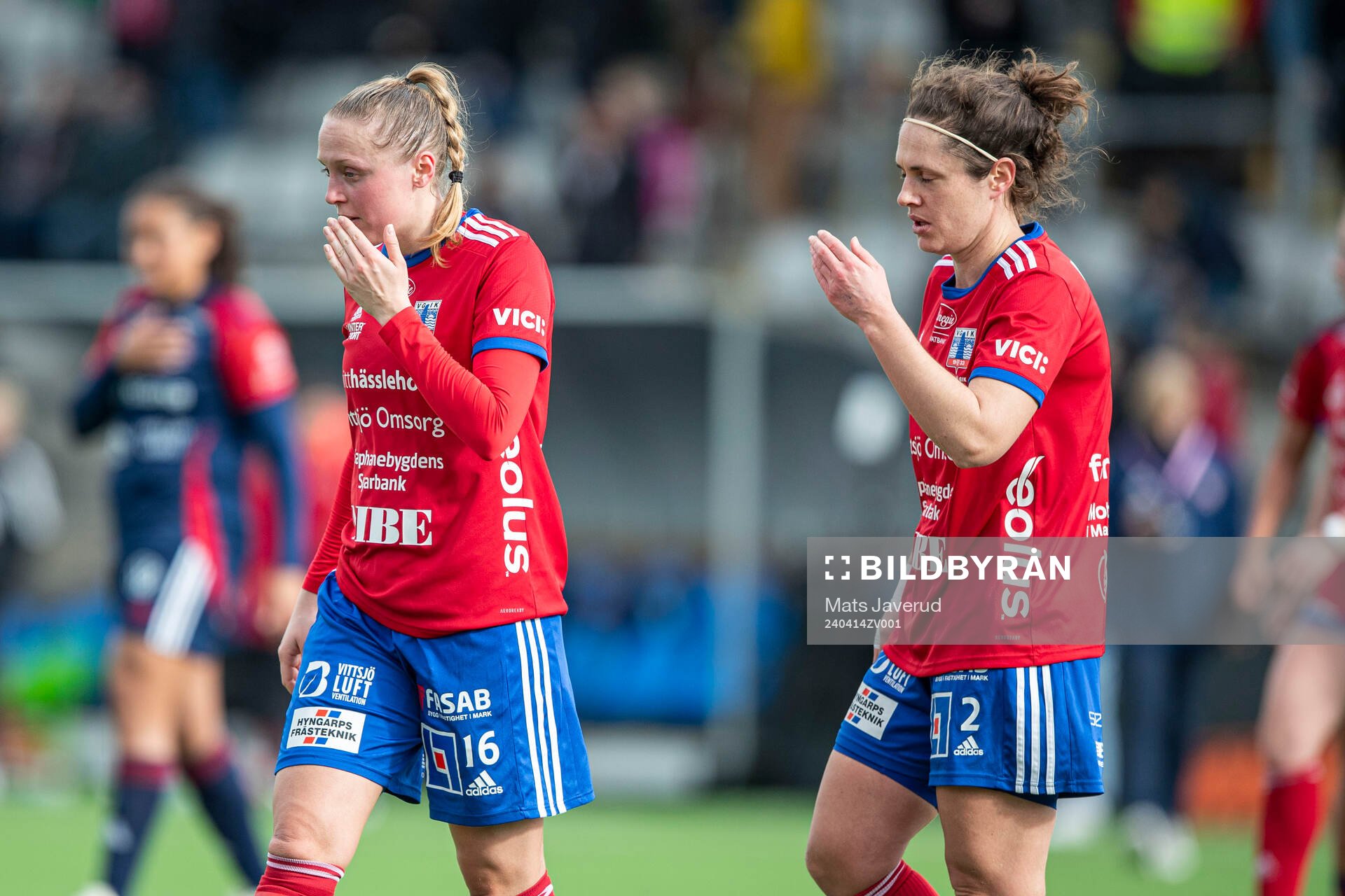 Vittsjös Olivia Wänglund och Shannon Woeller deppar
