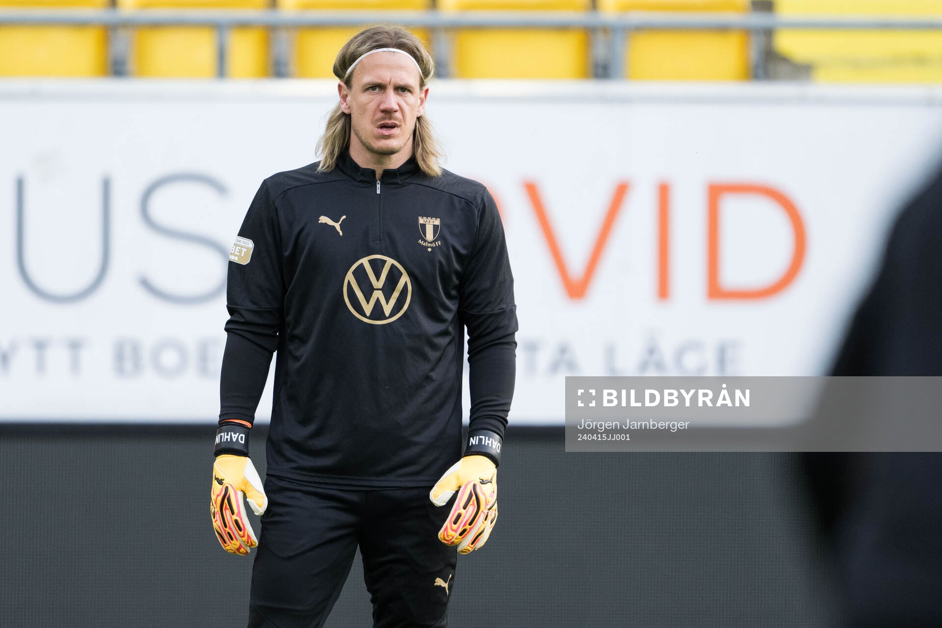Malmö FFs målvakt Johan Dahlin