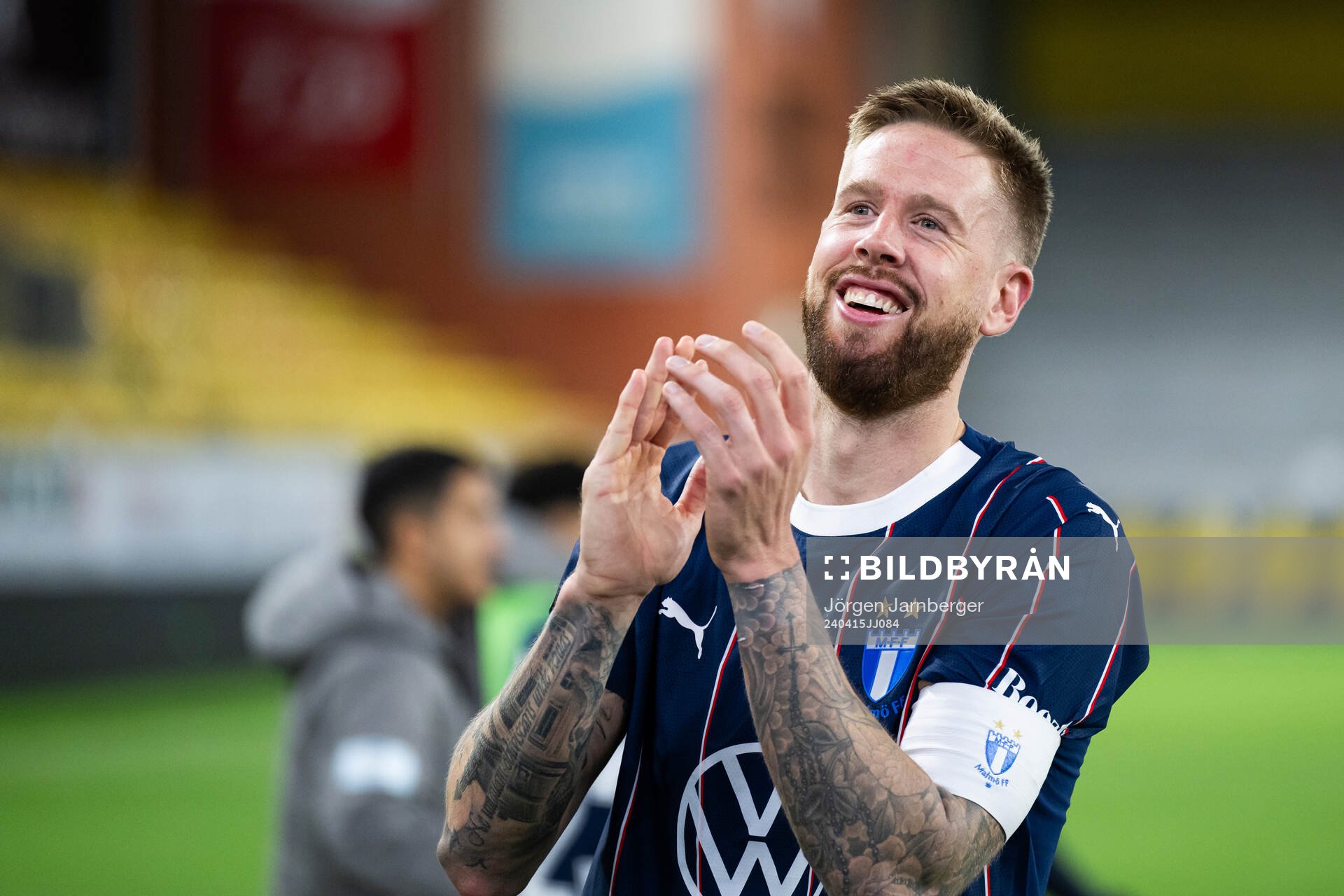 Malmö FFs Malmö FFs Pontus Jansson jublar