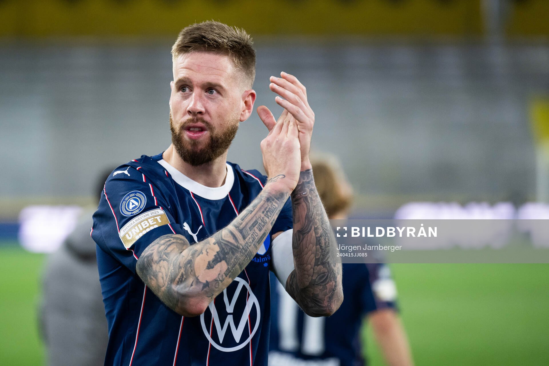 Malmö FFs Malmö FFs Pontus Jansson jublar