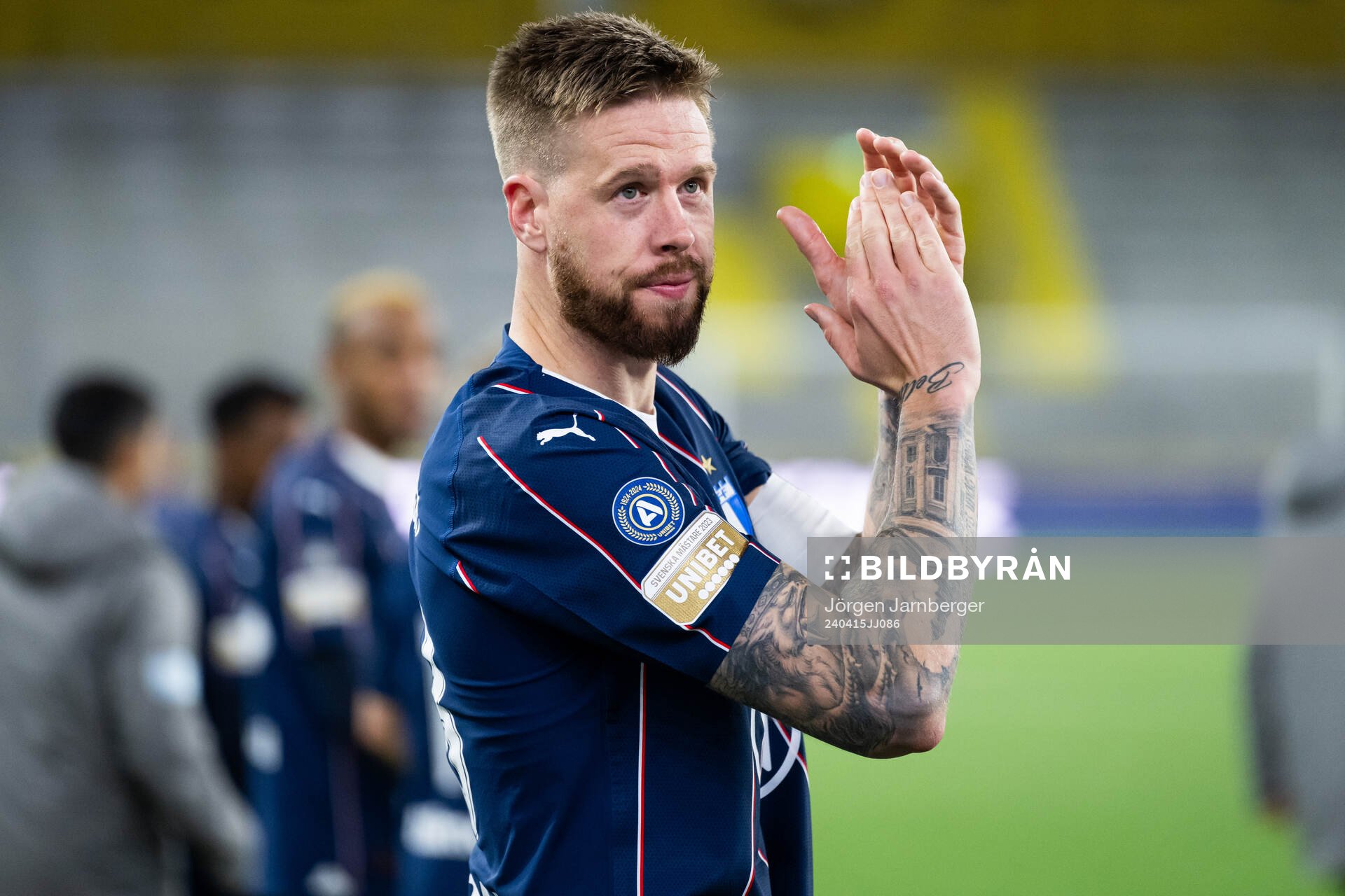 Malmö FFs Malmö FFs Pontus Jansson jublar