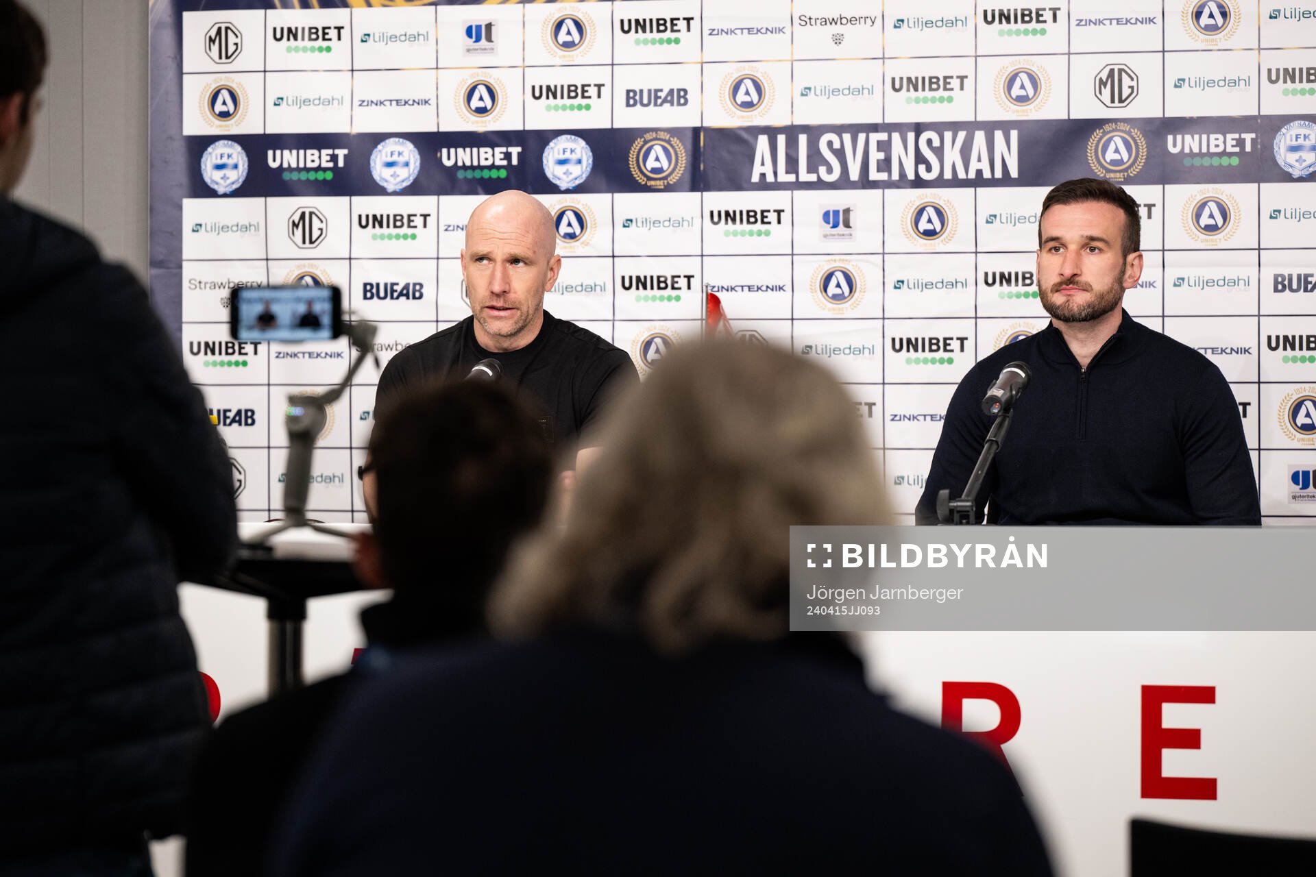 Malmö FFs tränare Henrik Rydström och Värnamos tränare