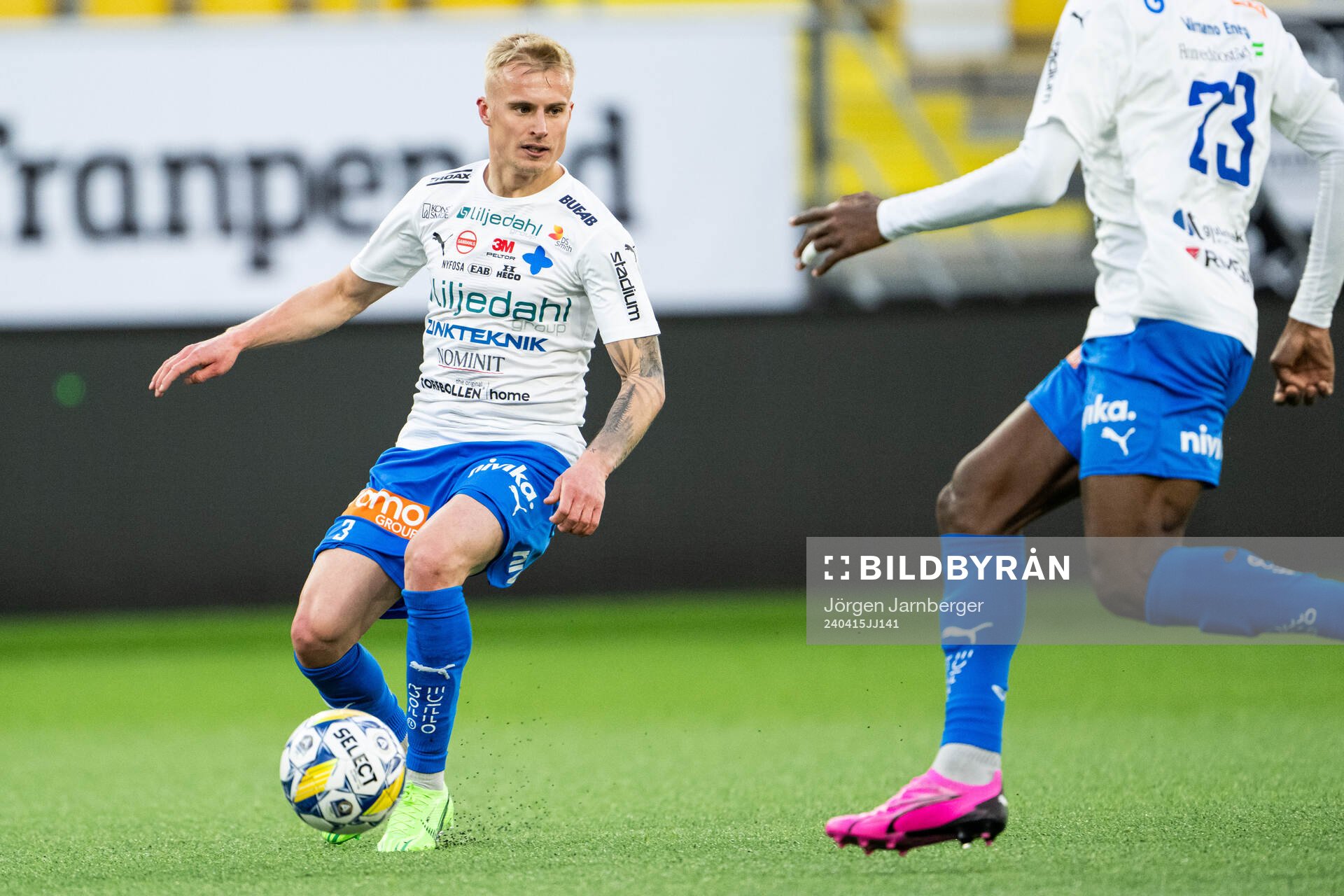under fotbollsmatchen i Allsvenskan mellan Värnamo och