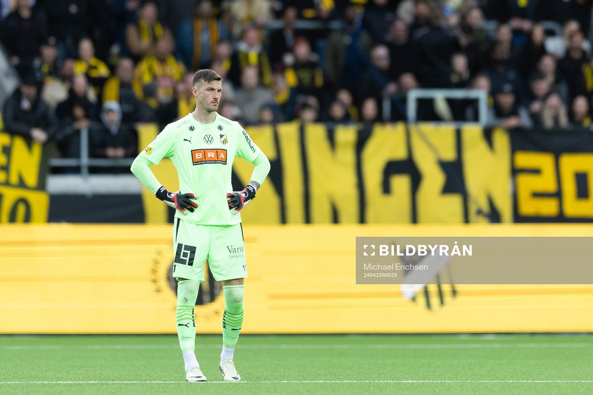 Häckens målvakt Andreas Linde