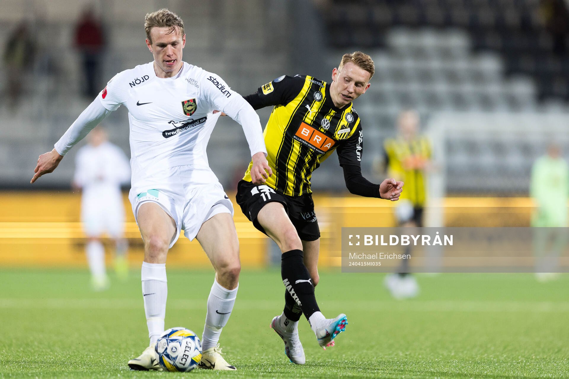 Brommapojkarnas Torbjörn Lysaker Heggem och Häckens