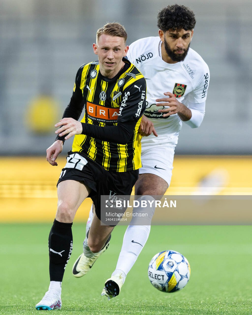 Häckens Julius Lindberg och Brommapojkarnas Paya Pichkah