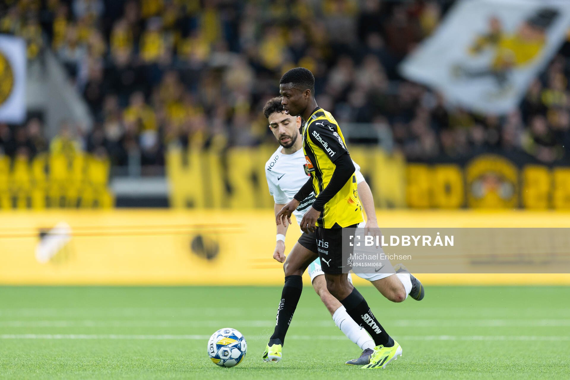 Häckens Akoua Romeo Amane och Brommapojkarnas Daleho