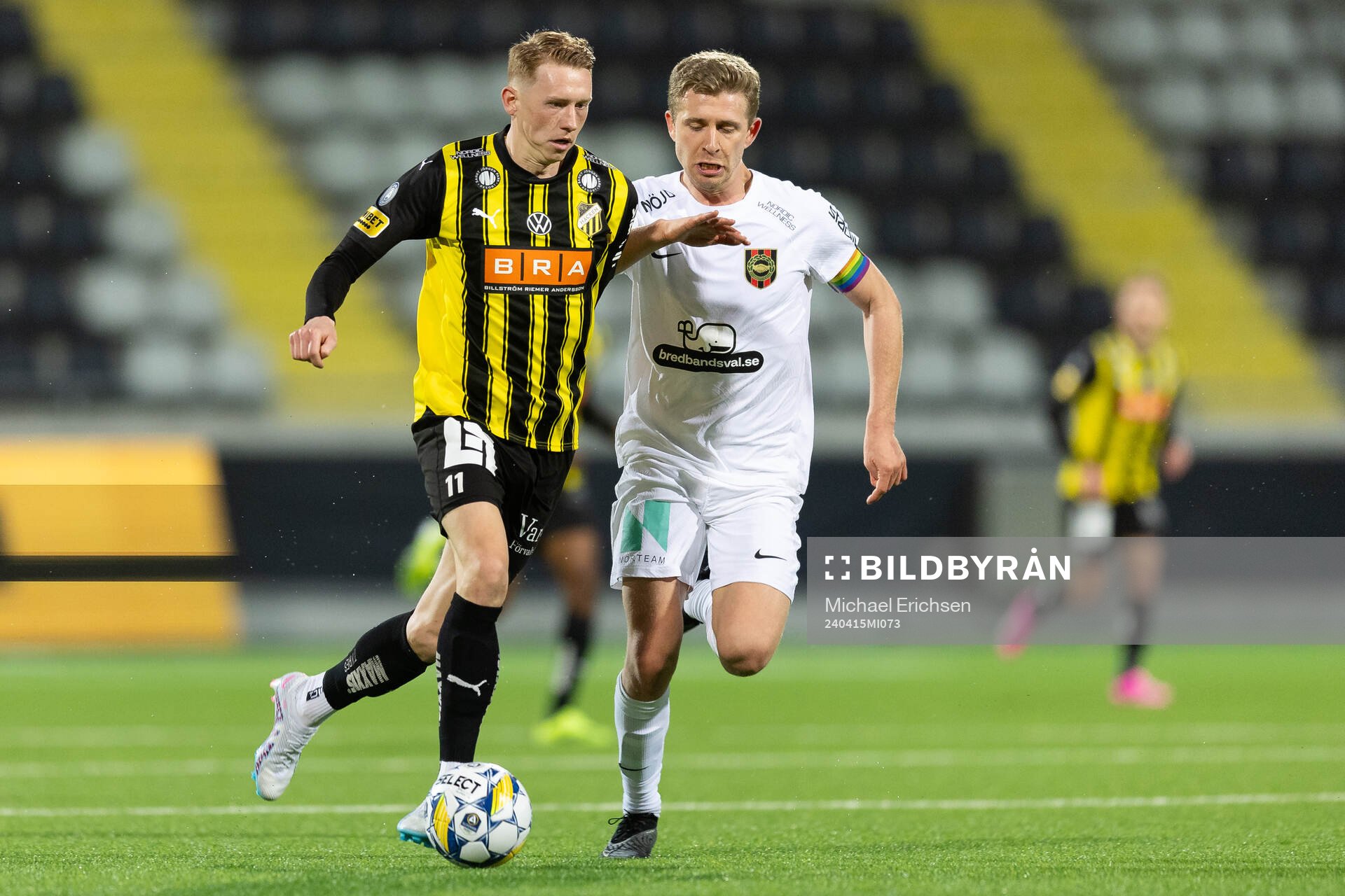 Häckens Julius Lindberg och Brommapojkarnas Ludvig Fritzson