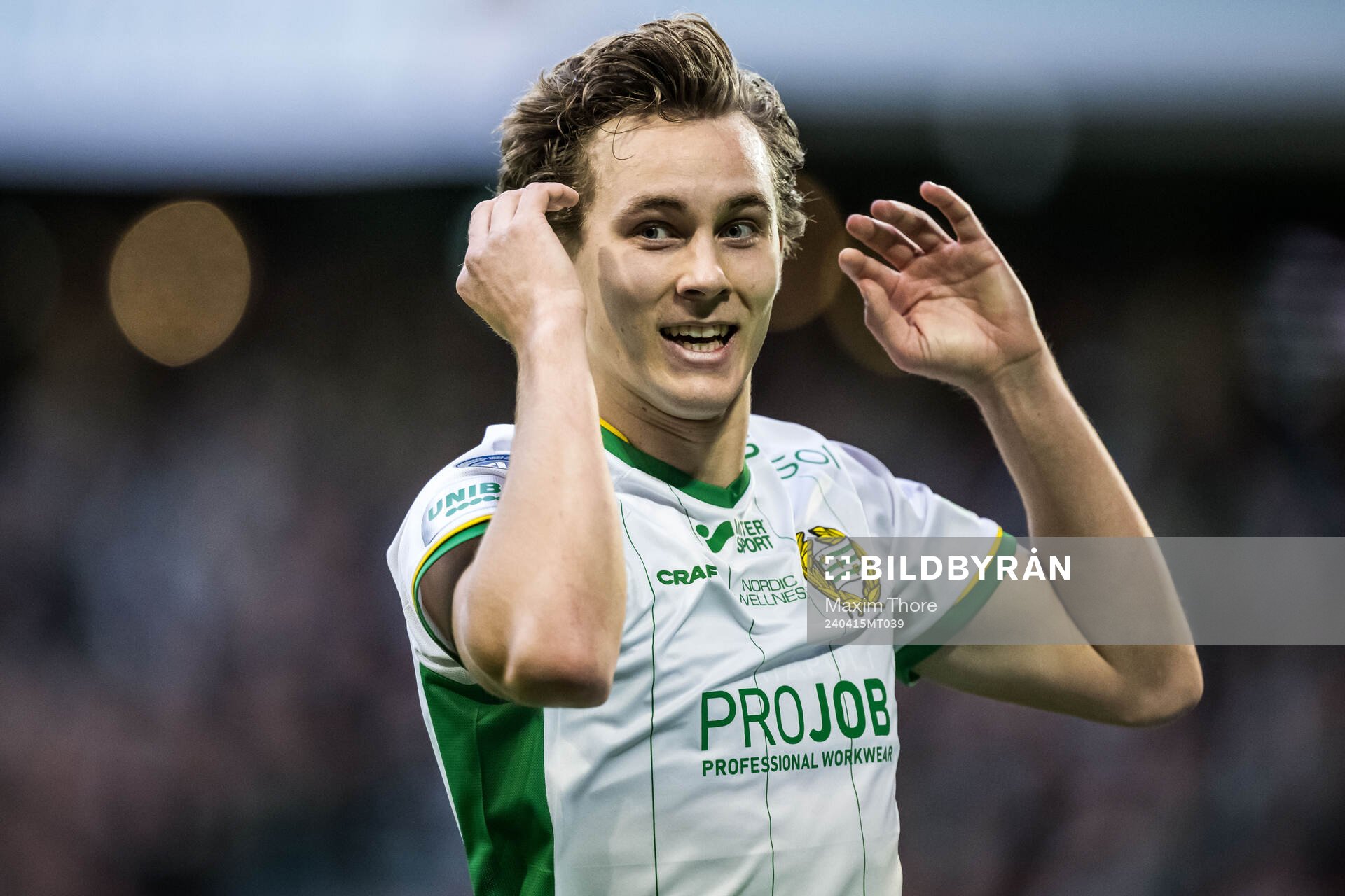 Hammarbys Hampus Skoglund deppar
