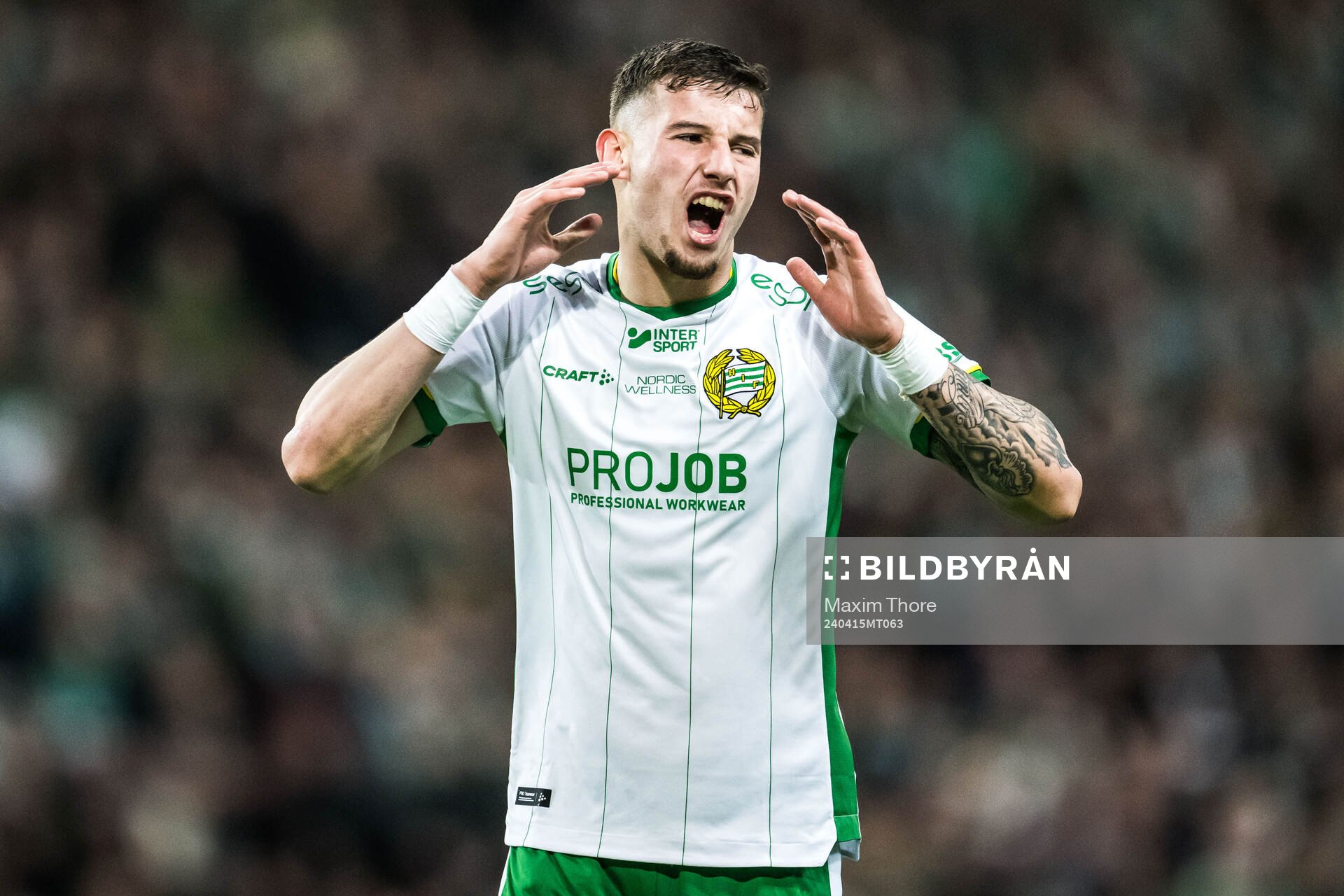 Hammarbys Viktor Dukanovic deppar