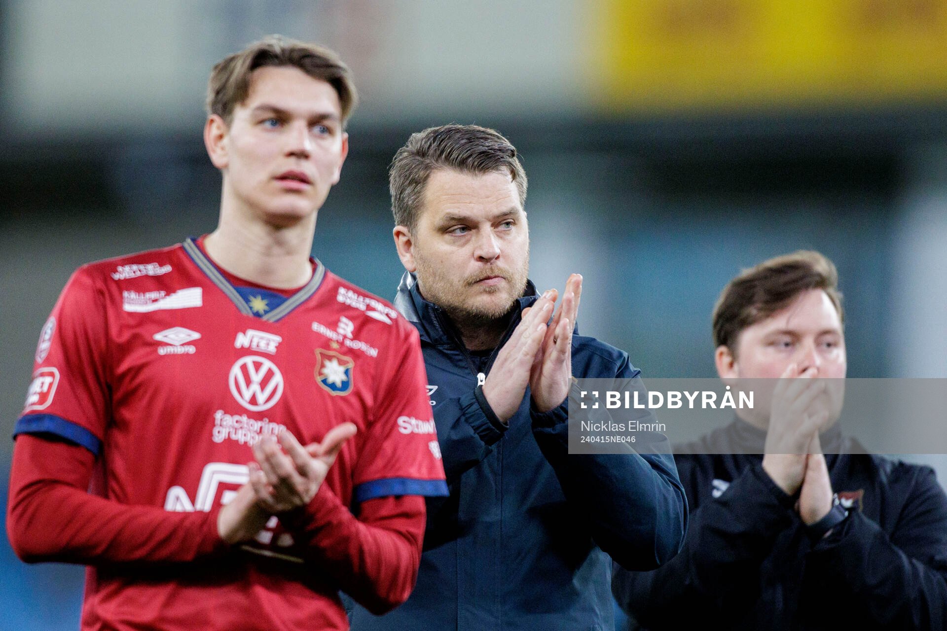Örgrytes tränare Andreas Holmberg deppar