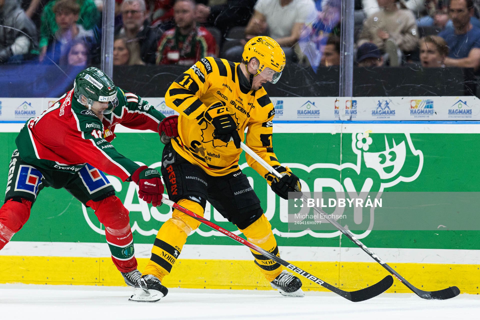 Frölundas Erik Borg och Skellefteås Max Lindholm