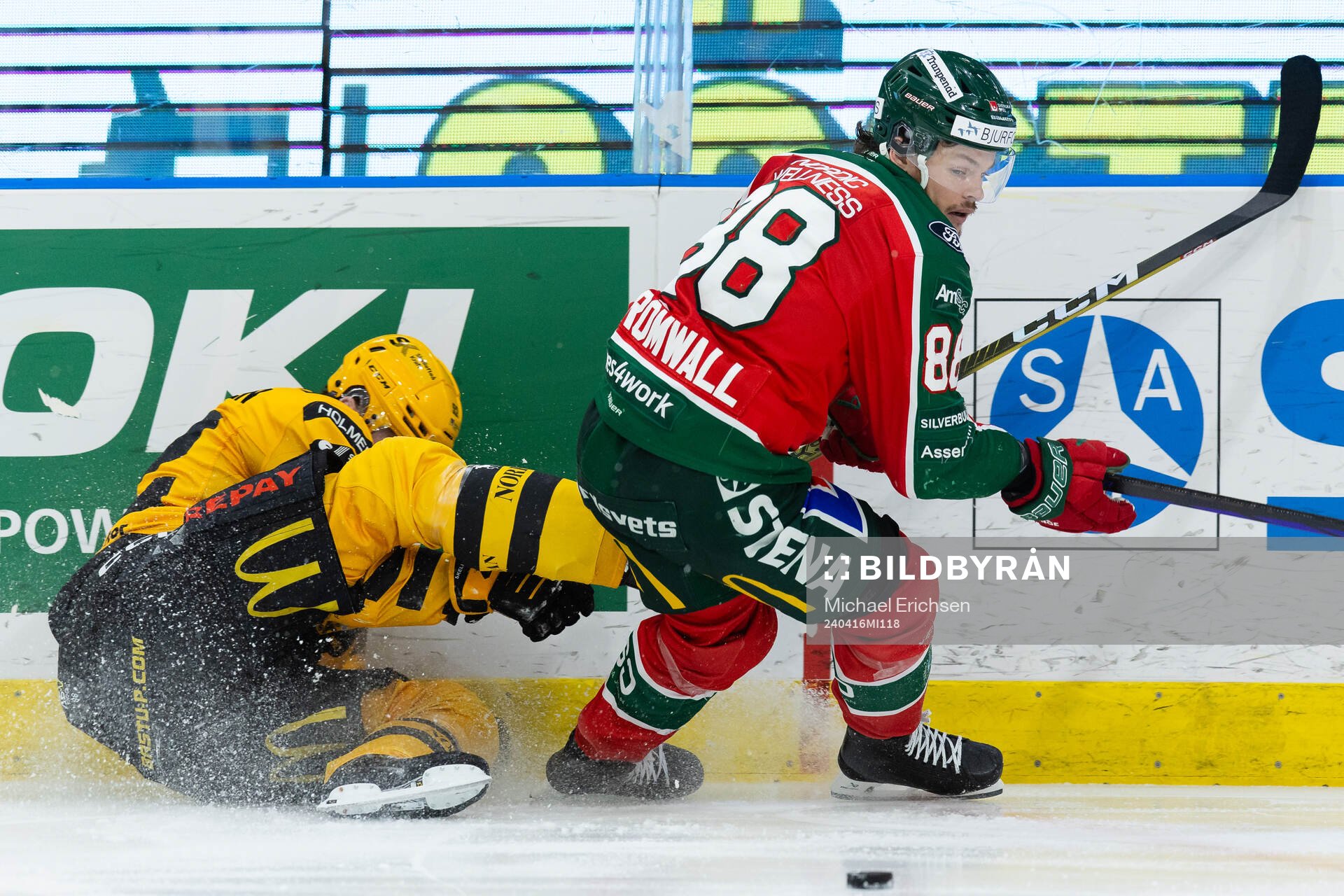 Skellefteås Arvid Lundberg och Frölundas Malte Strömwall