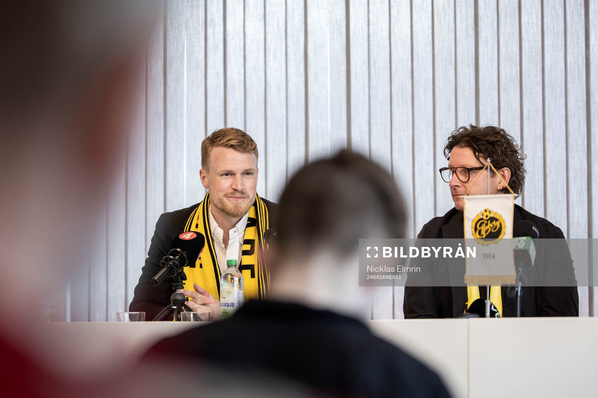 Oscar Hiljemark och sportchef Stefan Andreasson
