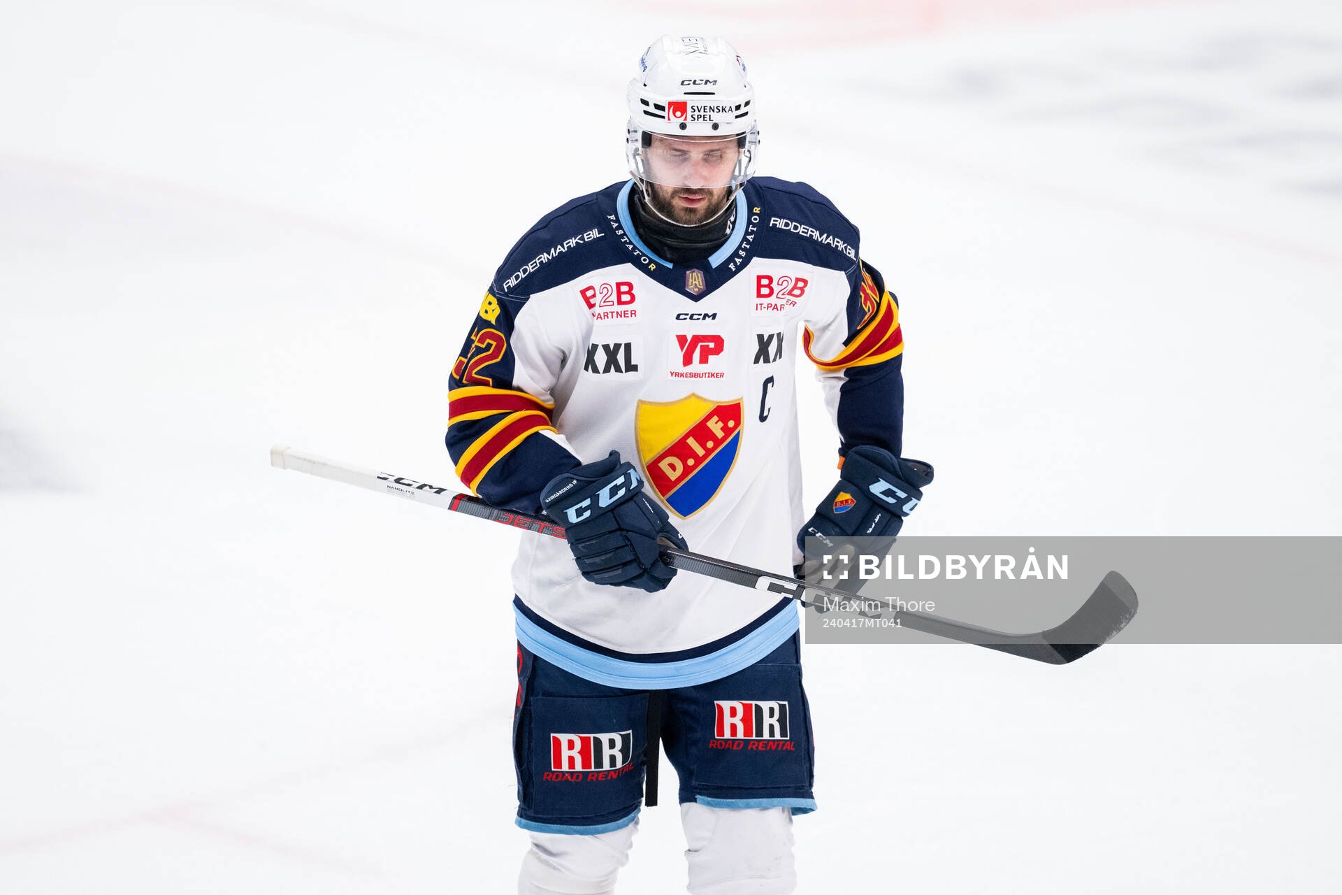 Djurgårdens Marcus Krüger deppar