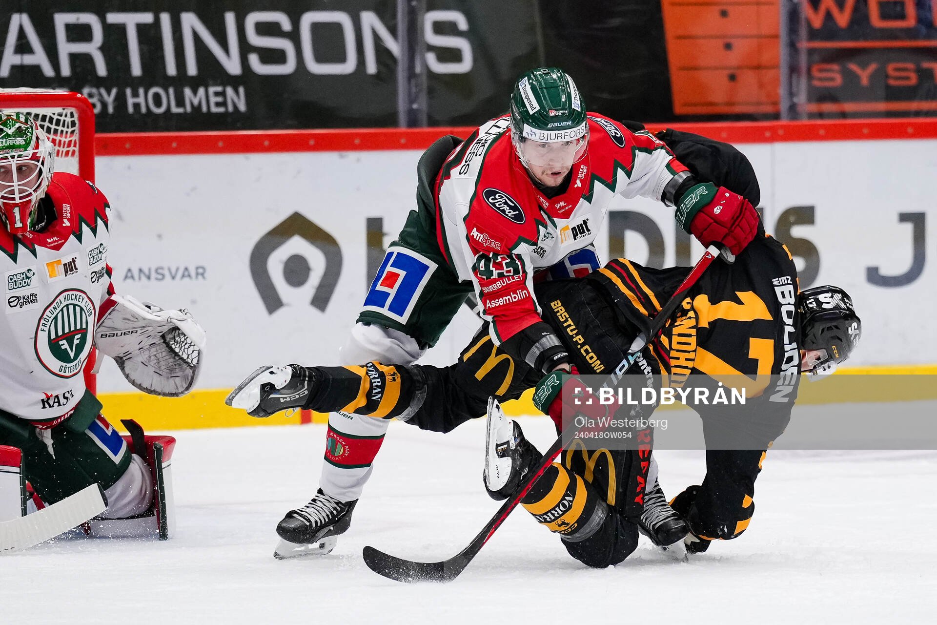 Frölundas Tom Nilsson och Skellefteås Pär Lindholm