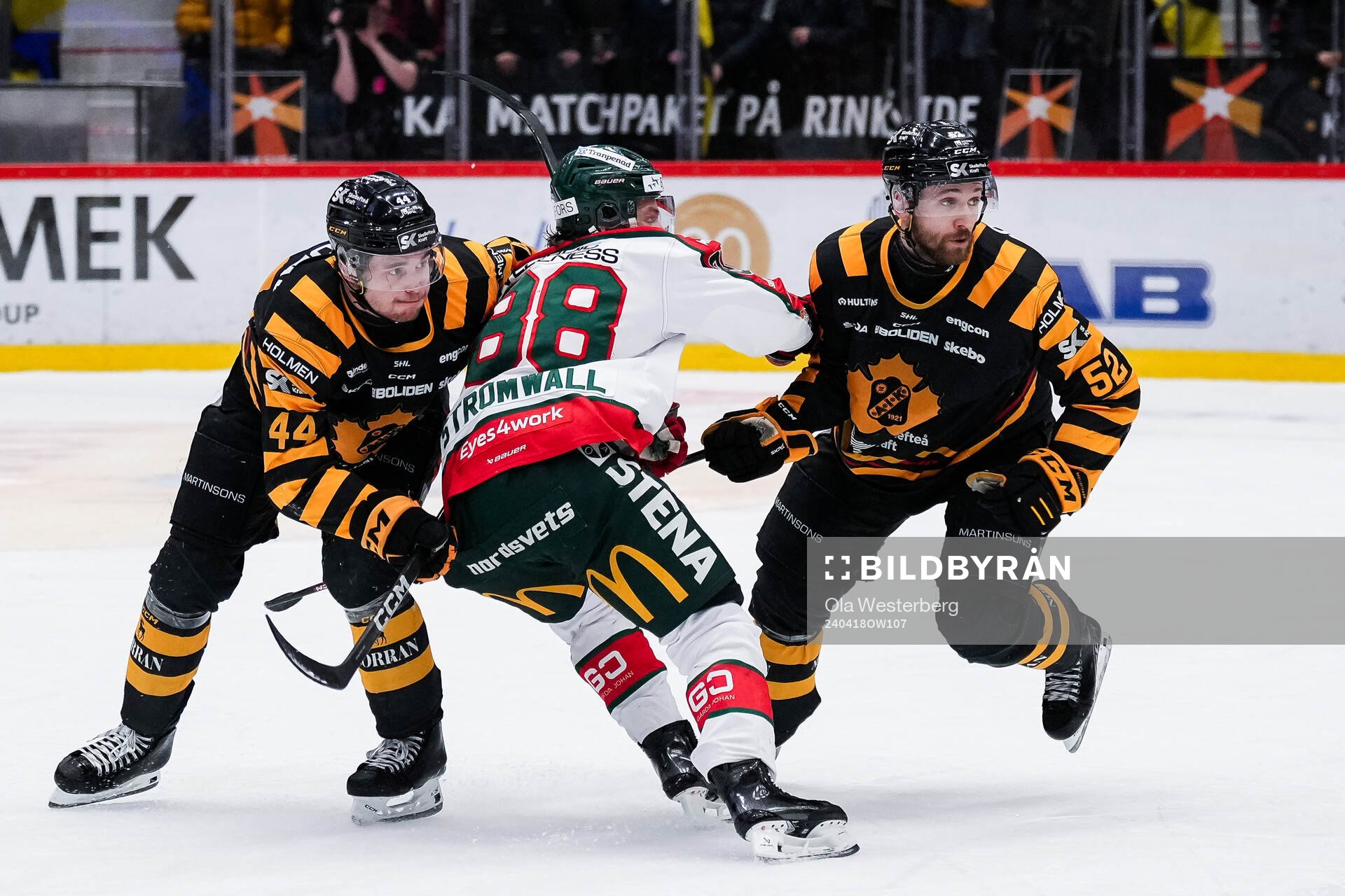 Skellefteås Elias Salomonsson och Arvid Lundberg mot