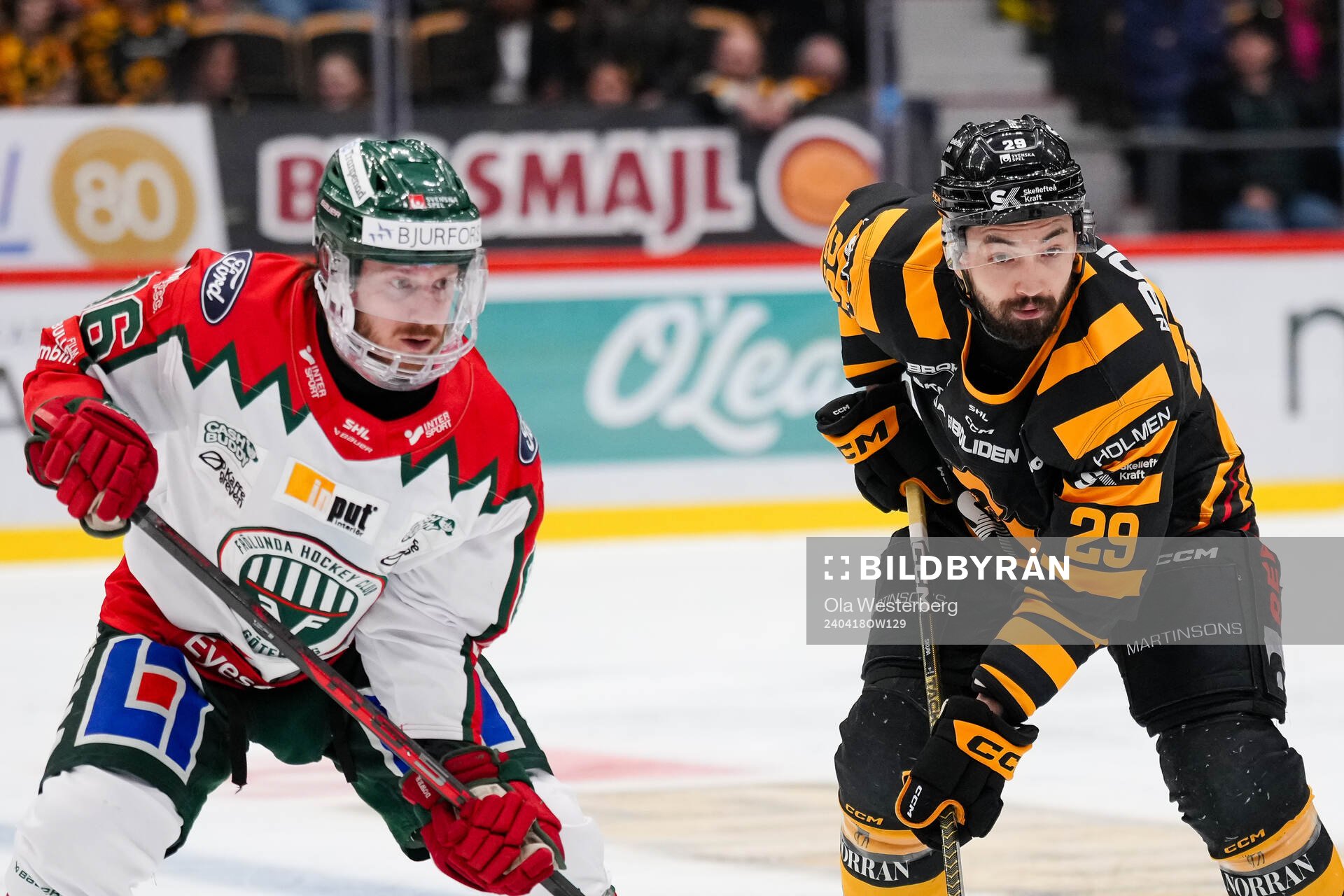 Frölundas Erik Thorell och Skellefteås Dylan Sikura