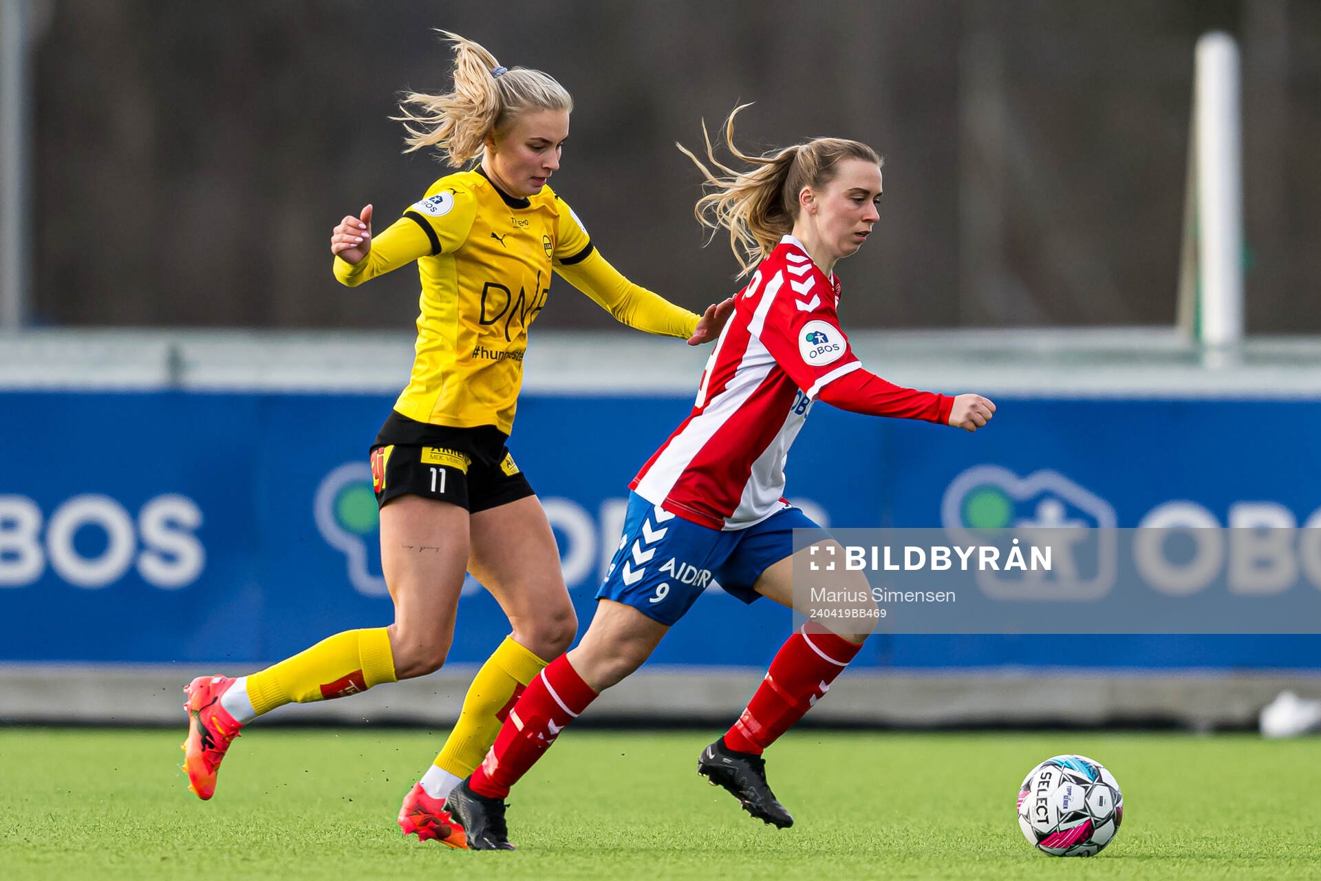 Thea Kyvåg LSK Kvinner and Sofie Mykkeltveit Tunes of Lyn