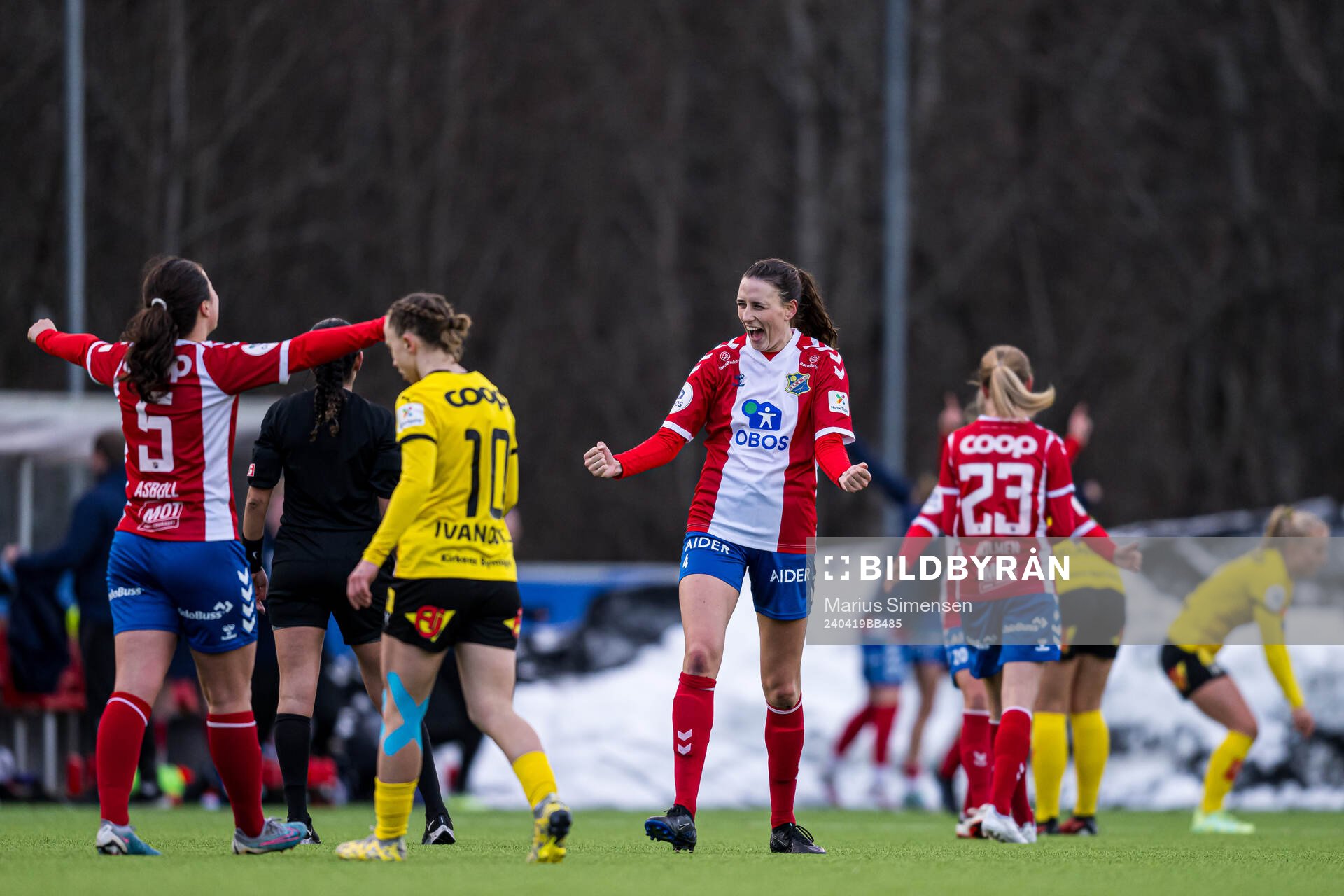 XXX during the Toppserien football match between Lyn and