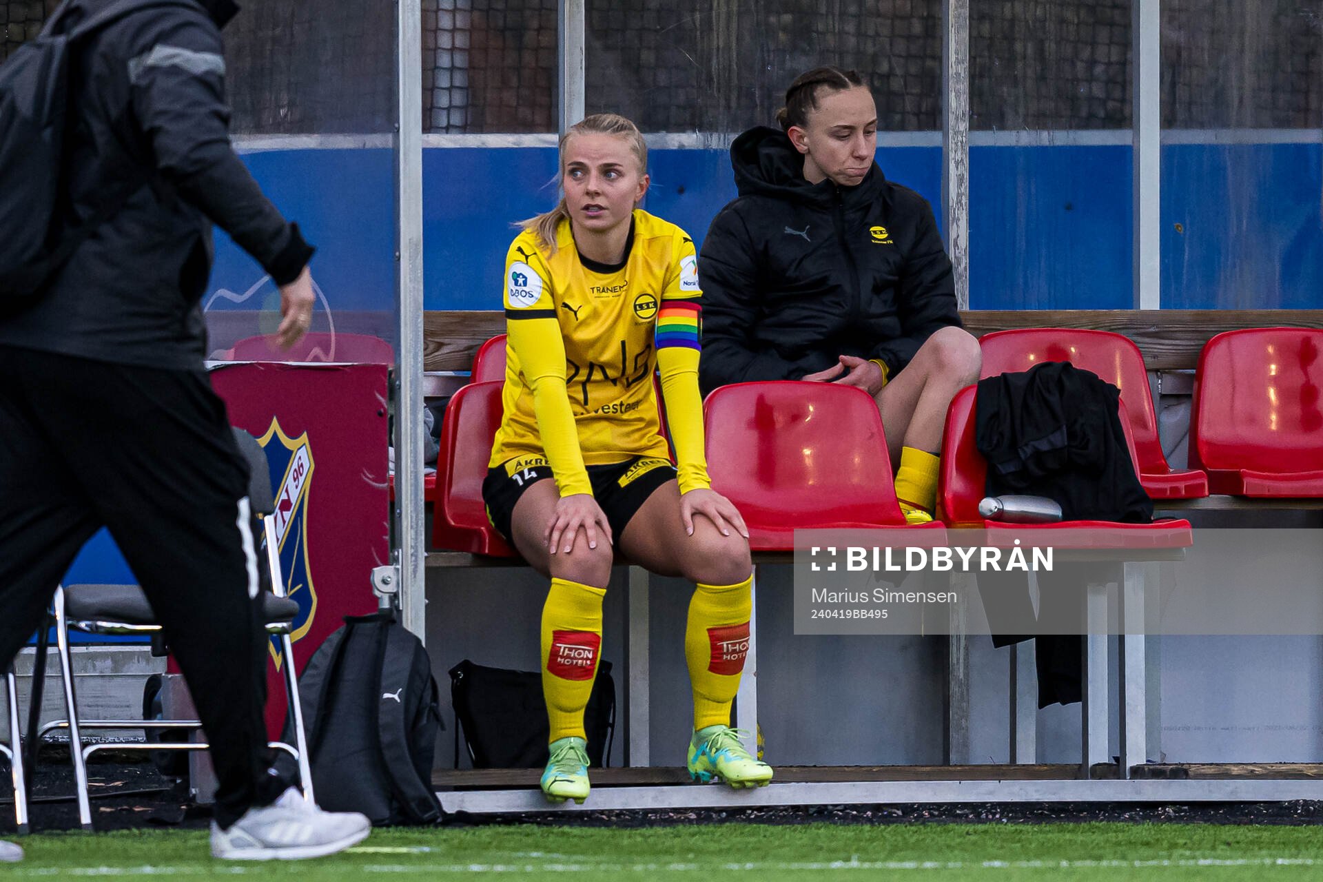 Emilie Marie Aanes Woldvik and Miljana Ivanovic LSK Kvinner