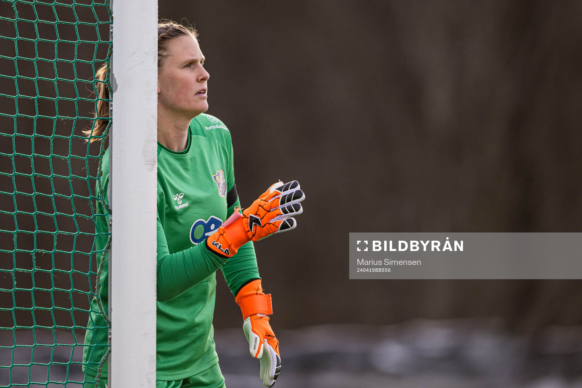 Kirvil Odden Sundsfjord of Lyn during the Toppserien football match between Lyn and LSK Kvinner on April 19, 2024 in Oslo.