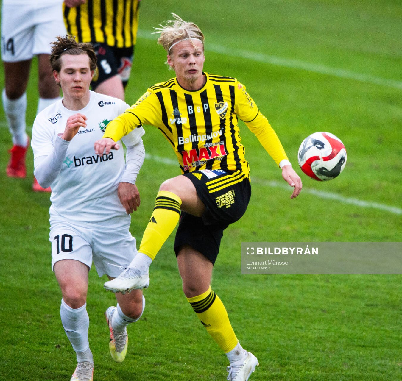 IFK Hässleholms Alvin Holmgren i matchen i div. 2 mellan