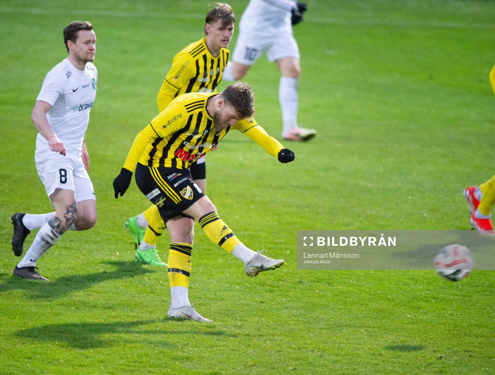 IFK Hässleholms Teddy Bergqvist i matchen i div. 2 mellan