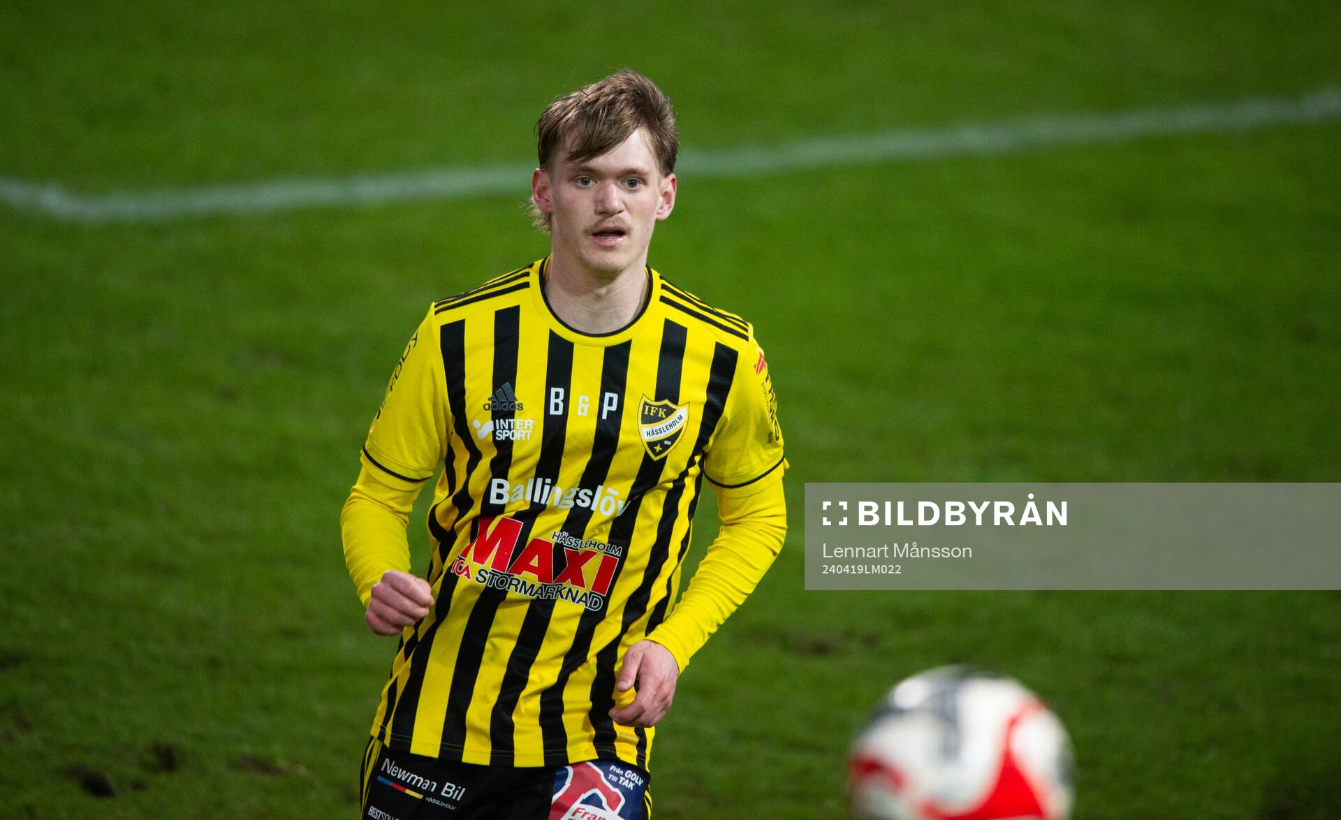 IFK Hässleholms Kasper Månsson i matchen i div. 2 mellan