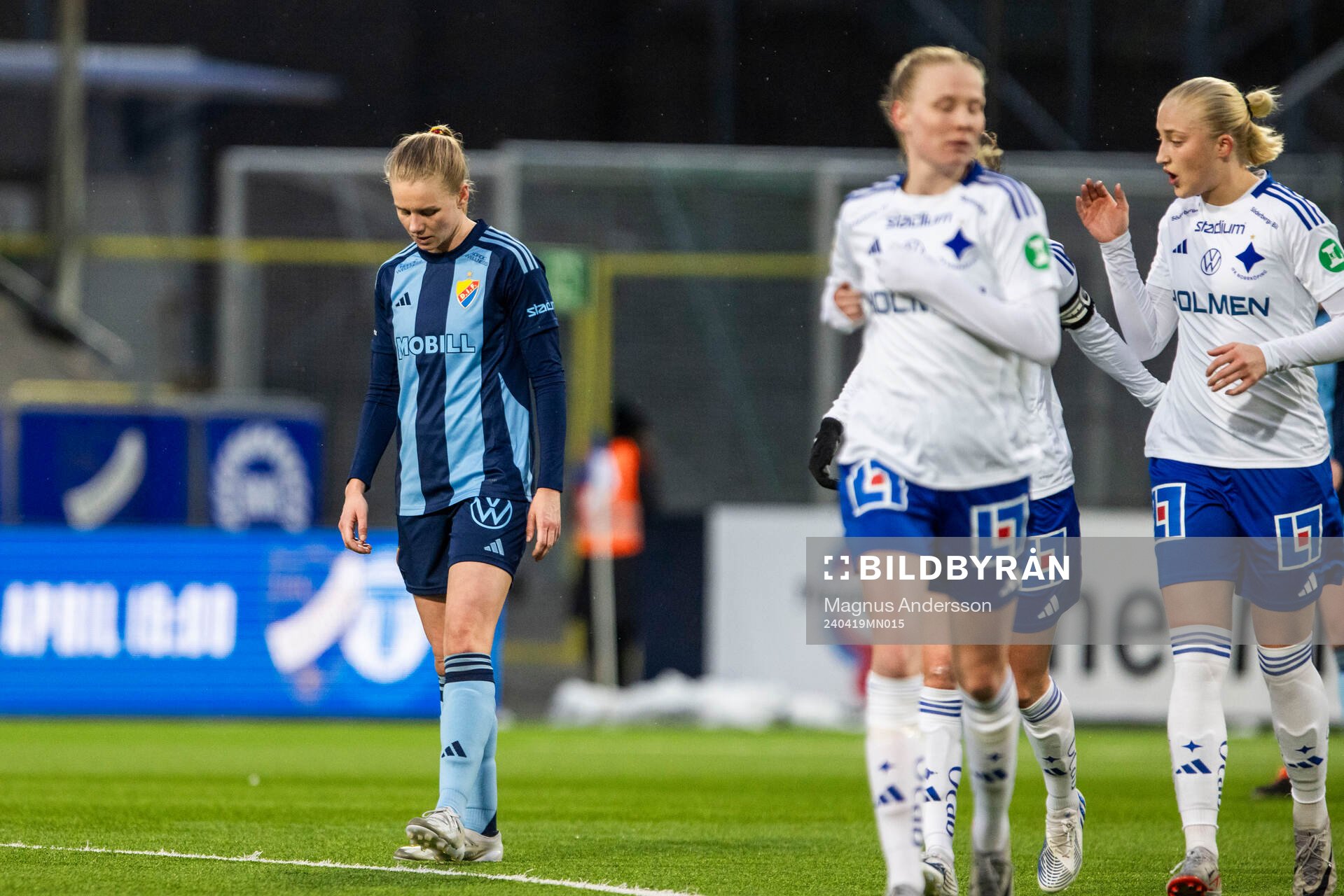 Djurgårdens Nellie Lilja deppar
