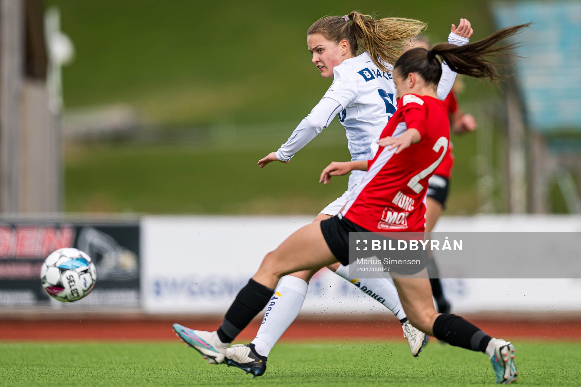 Iris Omarsdottir of Stabæk scores the 0-2 goal