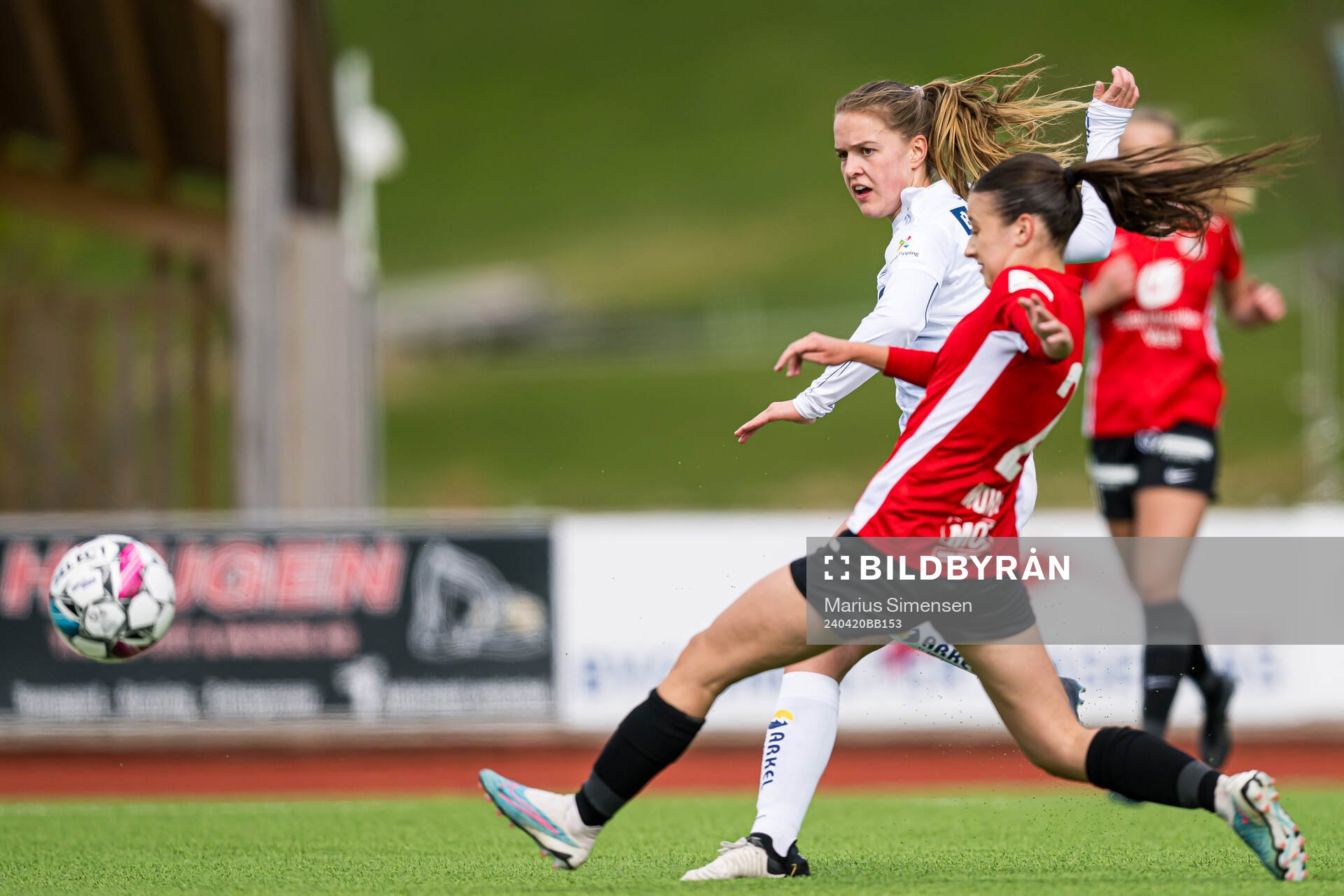 Iris Omarsdottir of Stabæk scores the 0-2 goal