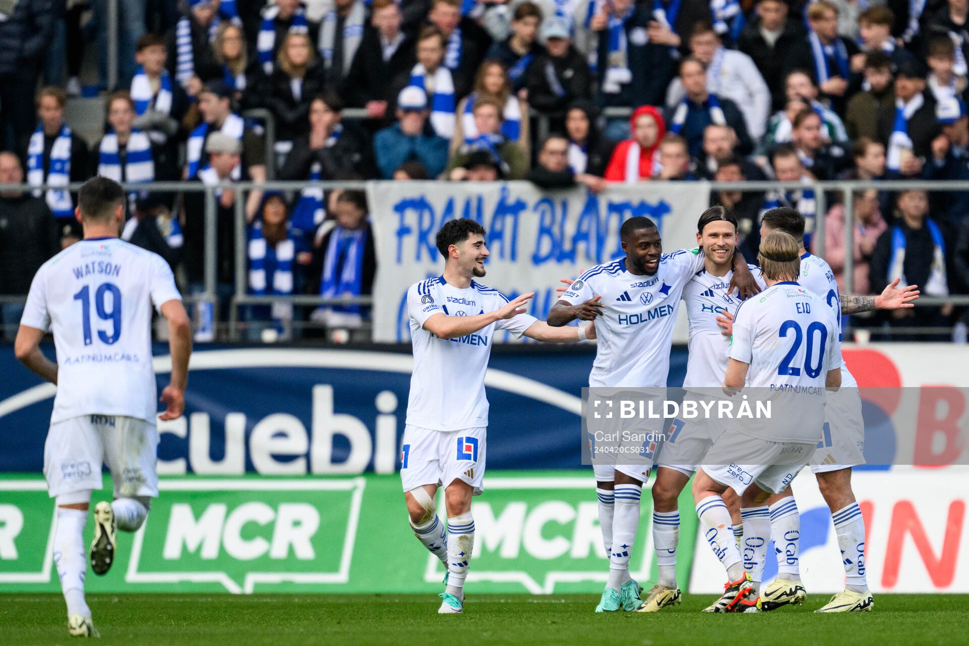 IFK Norrköpings Arnor Traustason jublar